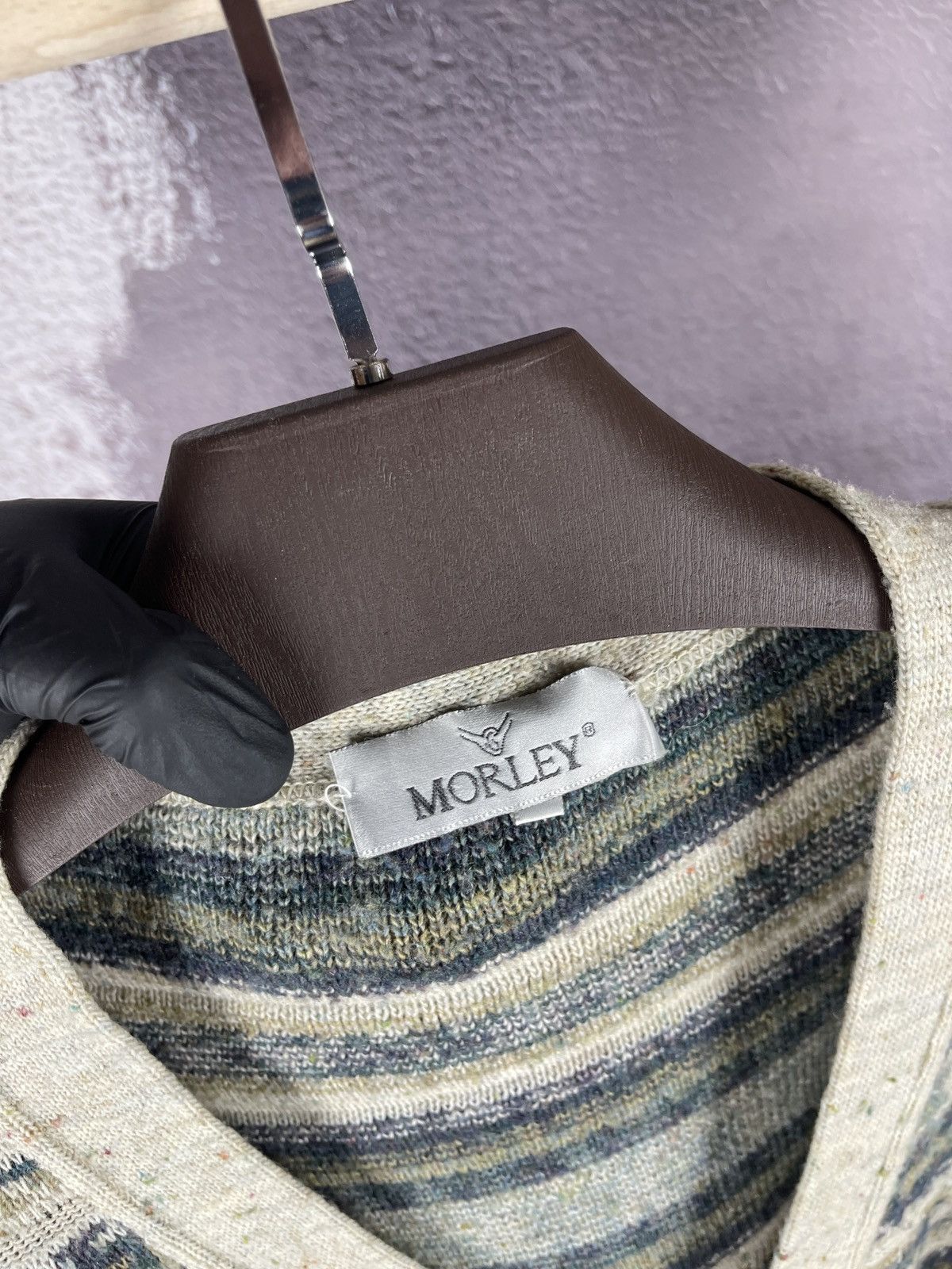 Vintage Morley vintage coogie style knitwear cardigan Size US M / EU 48-50 / 2 - 8 Thumbnail