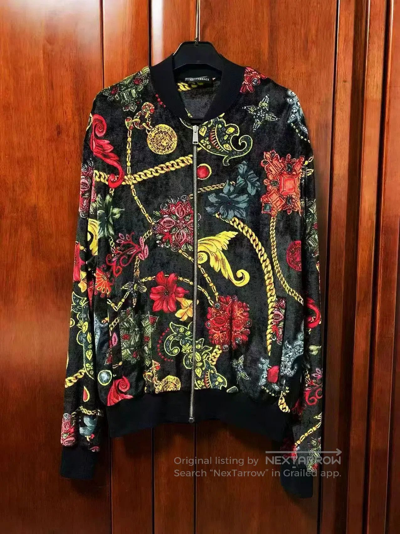 Versace Versace Men's Velvet Jacket. Size US M / EU 48-50 / 2 - 1 Thumbnail