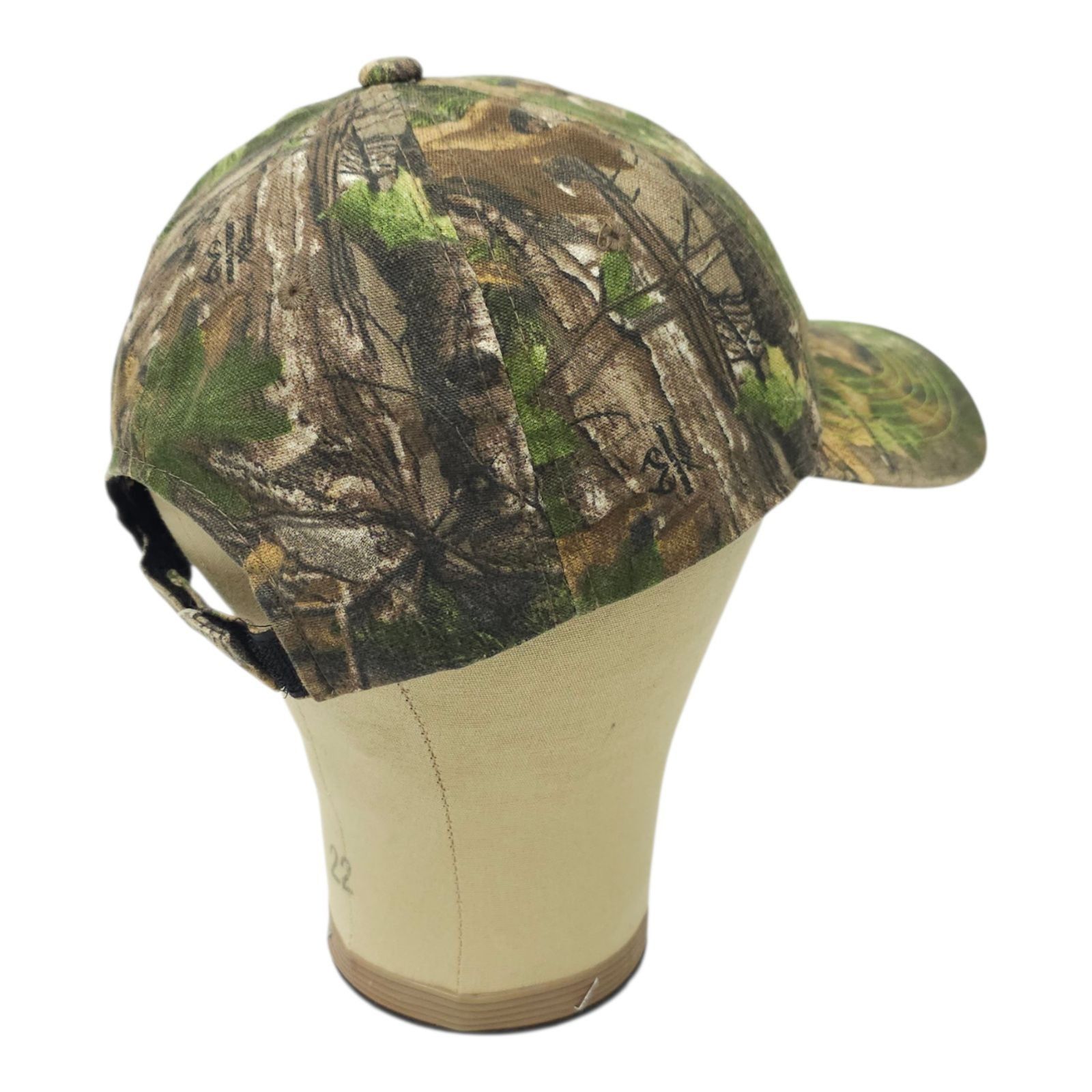 Realtree Team Realtree Camo Hat Strapback Cap Green Embroidered Logo Size ONE SIZE - 11 Thumbnail