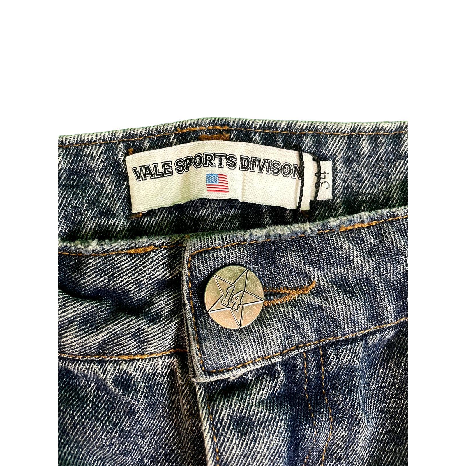 Vale Vale Siren Light Wash Jeans Size US 34 / EU 50 - 4 Thumbnail