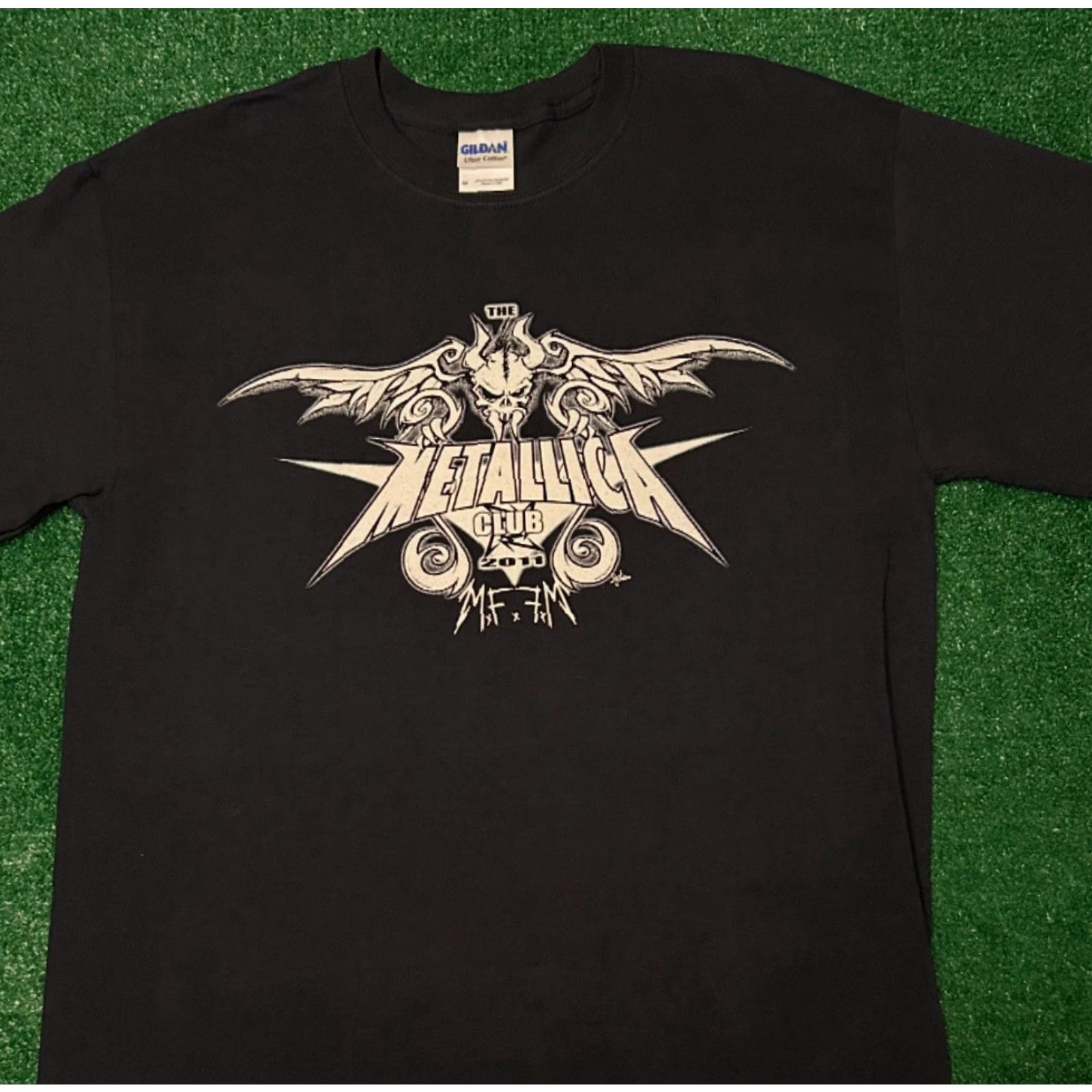 Vintage VINTAGE Metallica Shirt Mens Size M Black 90s Band Rock Tee Metallica Club 2011 VTG Shirt Mens Size Medium Size US M / EU 48-50 / 2 - 4 Thumbnail