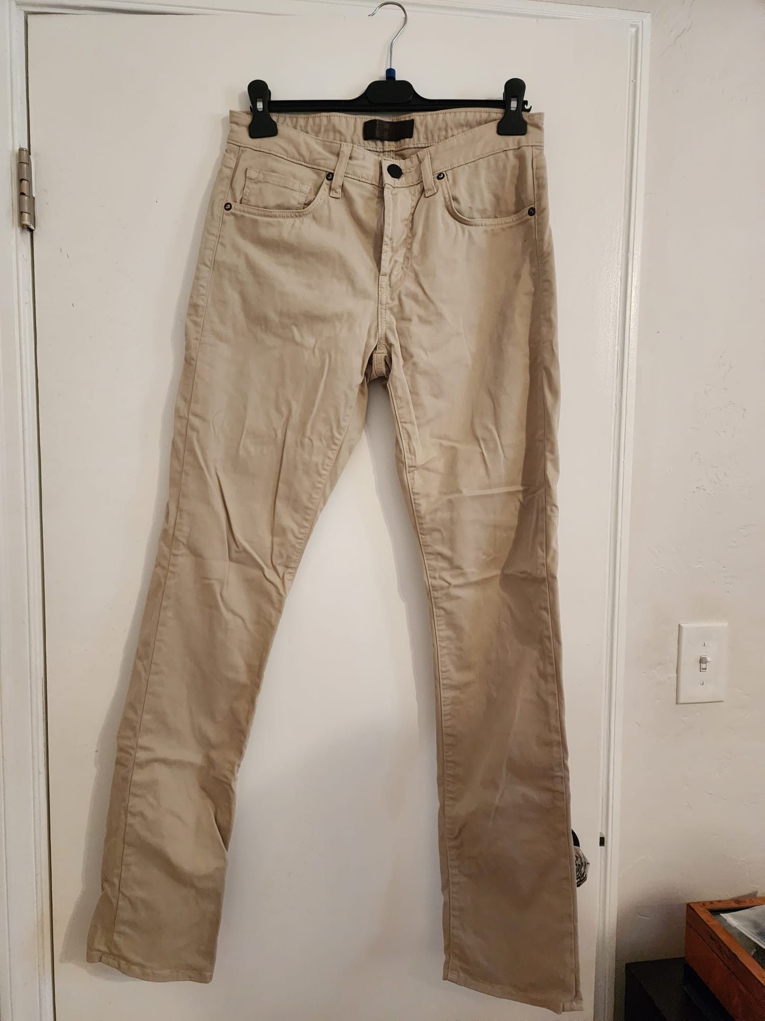 J Brand J Brand Kane Jeans Beige Cotton Twill US 31 Size US 31 - 1 Thumbnail