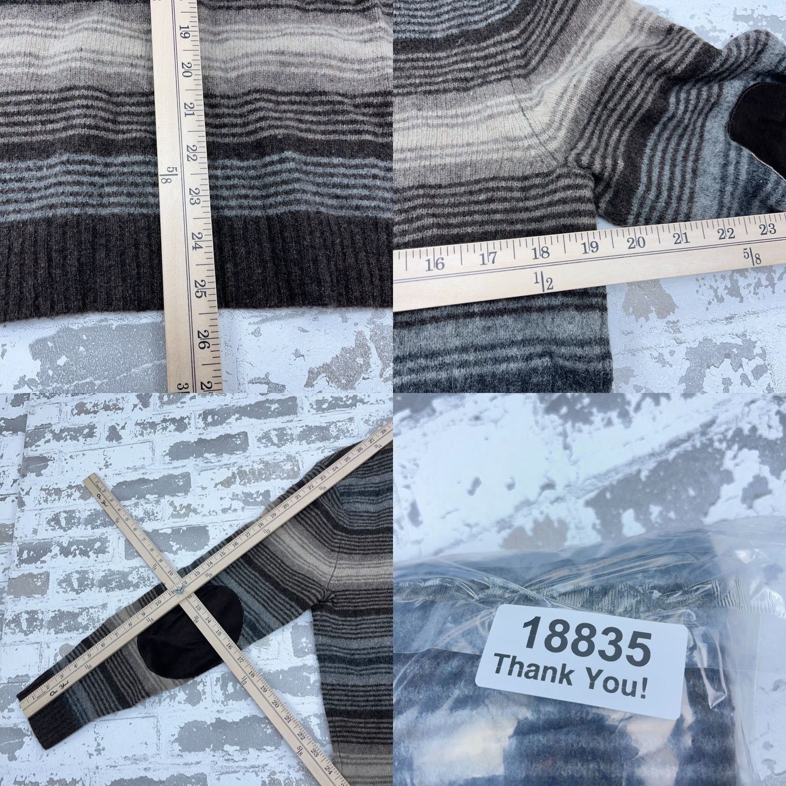 Eddie Bauer Eddie Bauer Sweater Men S Brown Pullover Wool Knit Mock Neck Elbow Patch Classic Striped Regular Fit Vintage: No Size US S / EU 44-46 / 1 - 8 Thumbnail