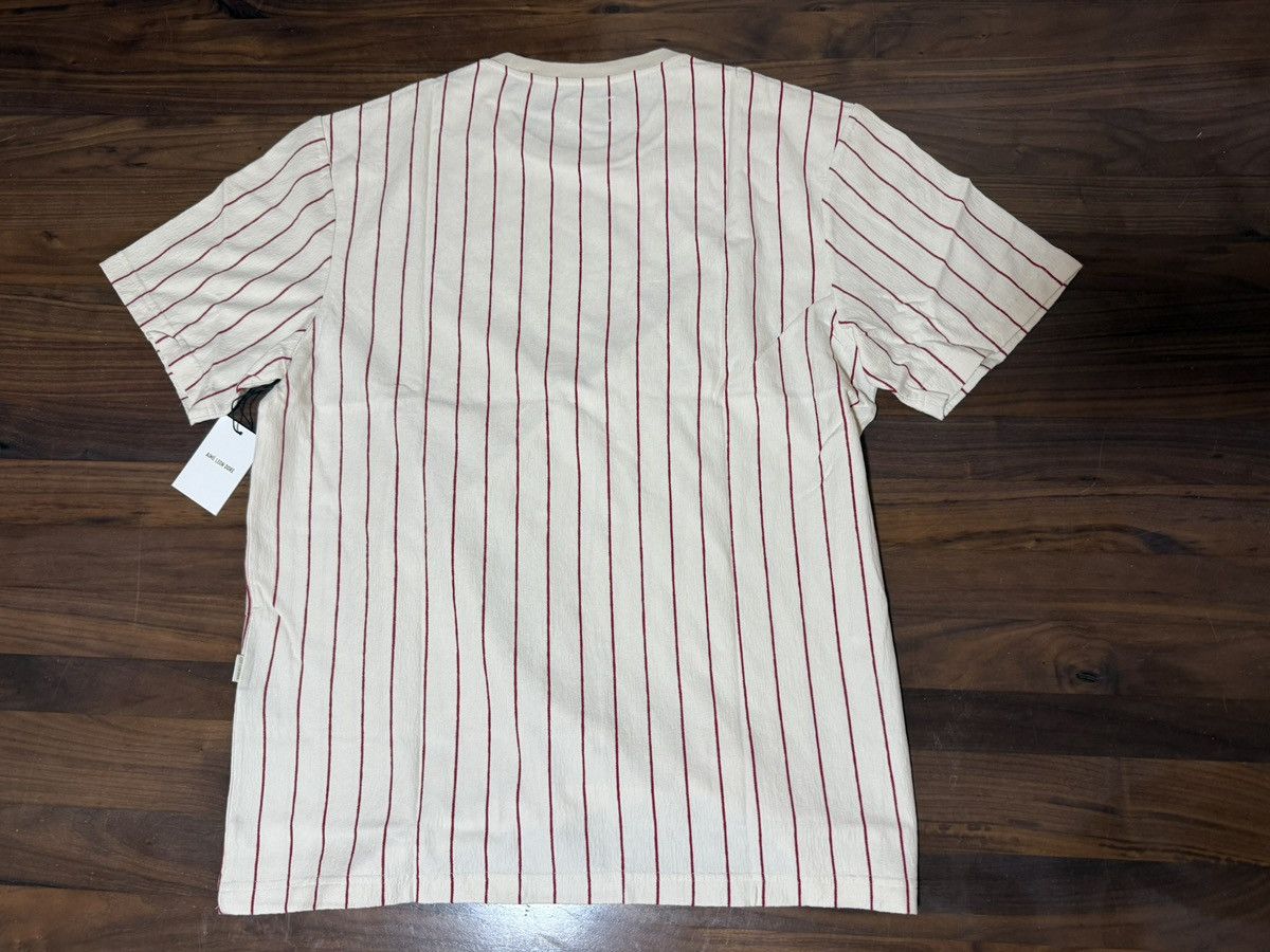 Aime Leon Dore Aimé Leon Dore Aime ALD Pinstripe Tee 'Pristine' (Cream) XL Size US XL / EU 56 / 4 - 8 Thumbnail