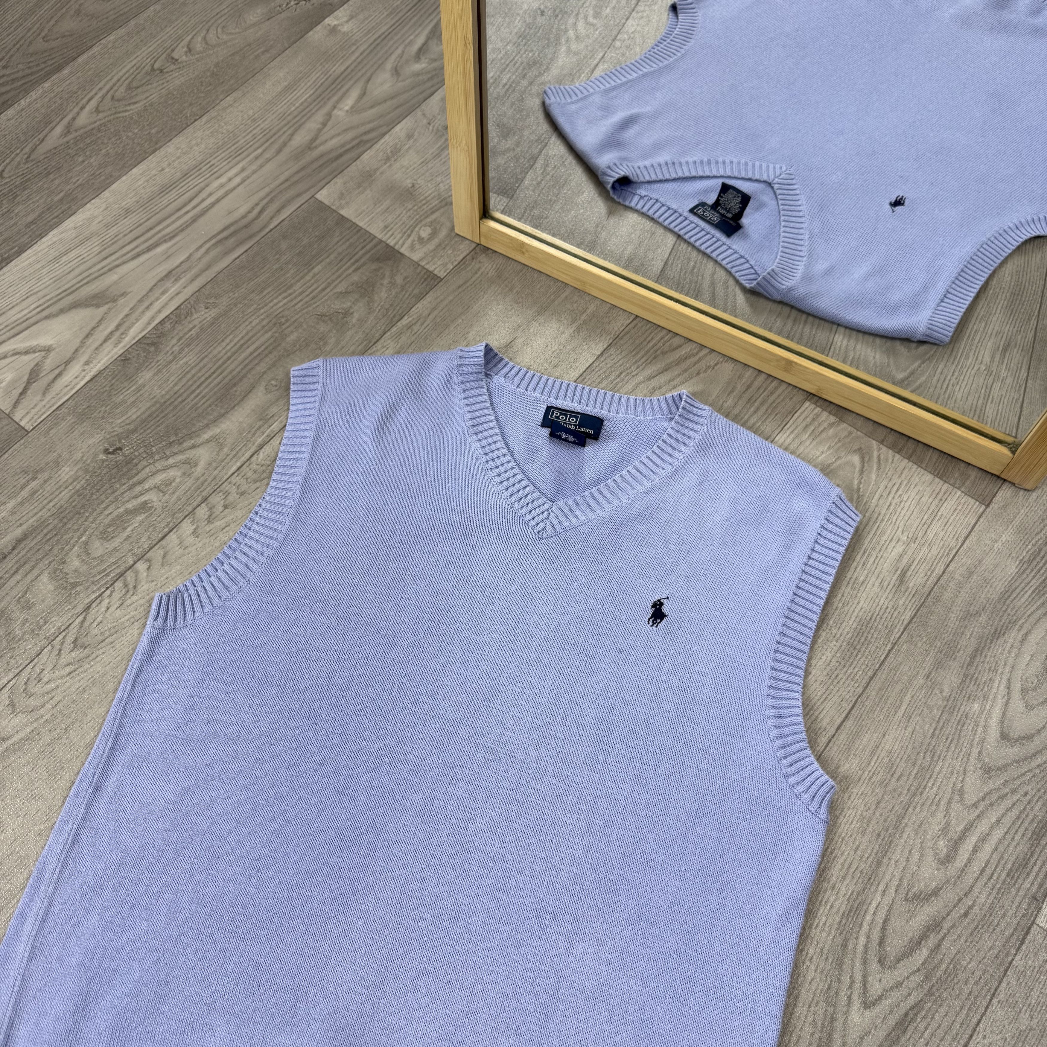 Polo Ralph Lauren Vintage Polo Ralph Lauren 90s V-Neck Vest Sweater Size S / US 4 / IT 40 - 4 Thumbnail