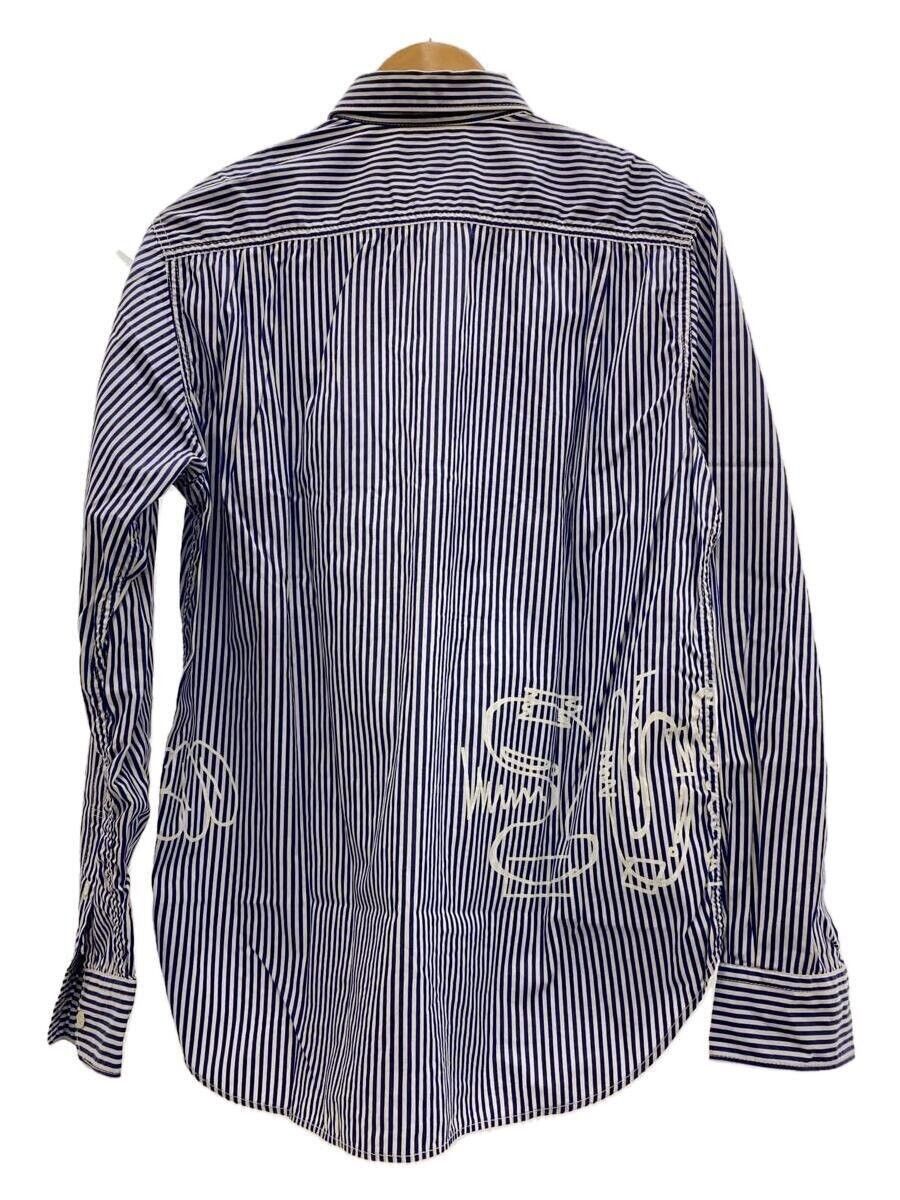 Comme des Garcons Homme Graffiti Graphic Striped Button Shirt Size US M / EU 48-50 / 2 - 2 Thumbnail