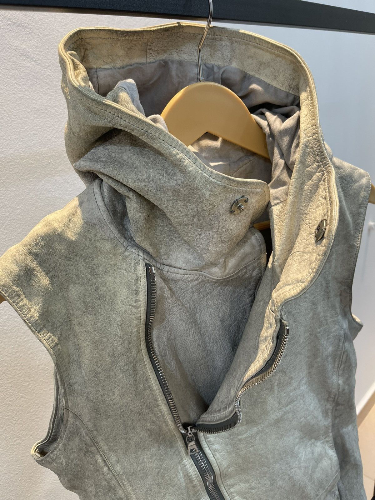 Isamu Katayama Backlash ISAMU KATAYAMA BACKLASH Vest Hoodie Leather Size US M / EU 48-50 / 2 - 5 Thumbnail