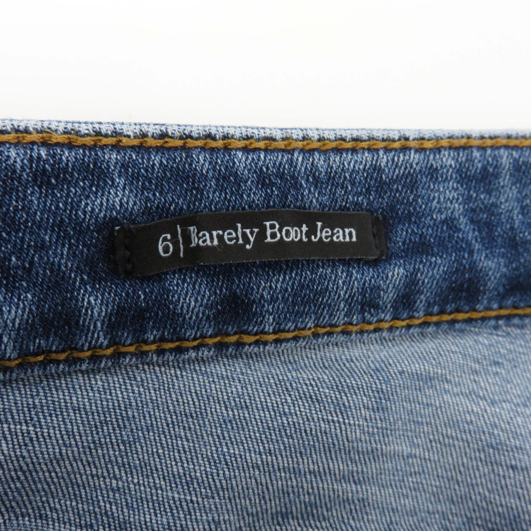 Talbots Talbots Women Jeans 6 Bootcut Barely Boot 5-Pocket Denim Blue Cotton Blend Pocket Pockets Solid Regular Vintage No White? Size 28" / US 6 / IT 42 - 6 Thumbnail