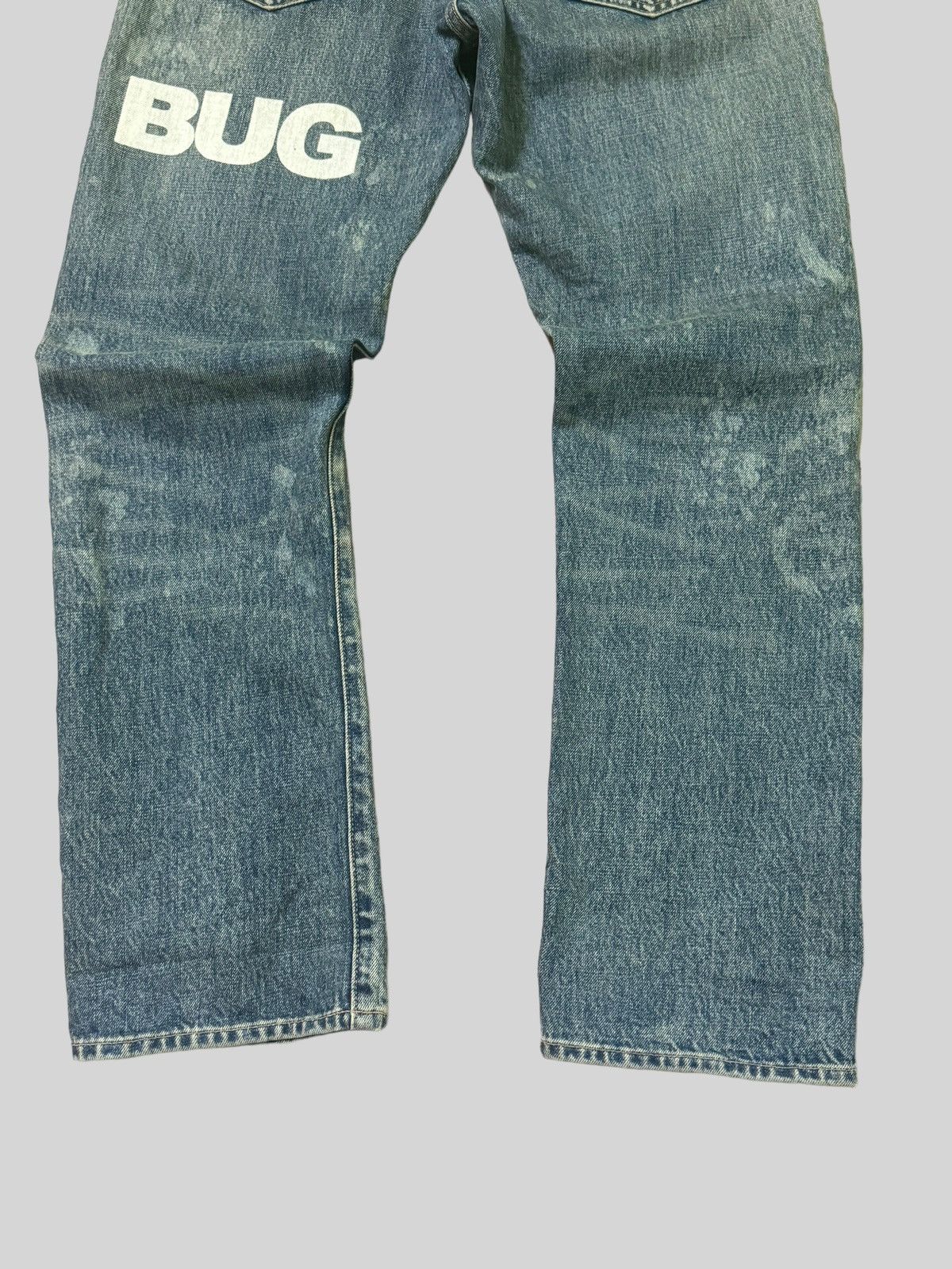 Hysteric Glamour × Japanese Brand Distressed RNA INC Junkie Business Trashed Denim Size US 34 / EU 50 - 14 Thumbnail