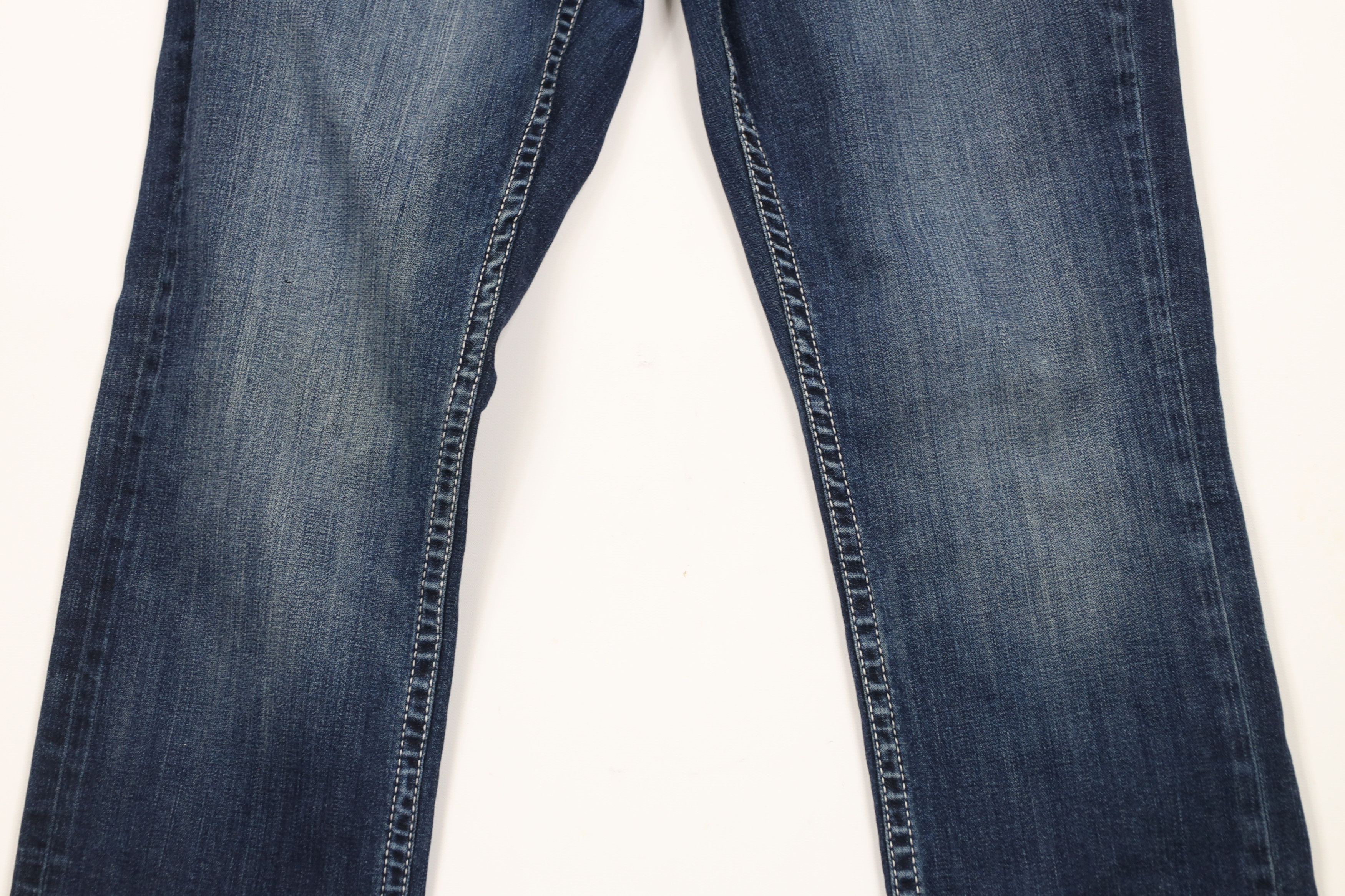 Vintage Buckle BKE Stitch Stretch Jake Straight Leg Denim Jeans Blue Size US 30 / EU 46 - 3 Thumbnail
