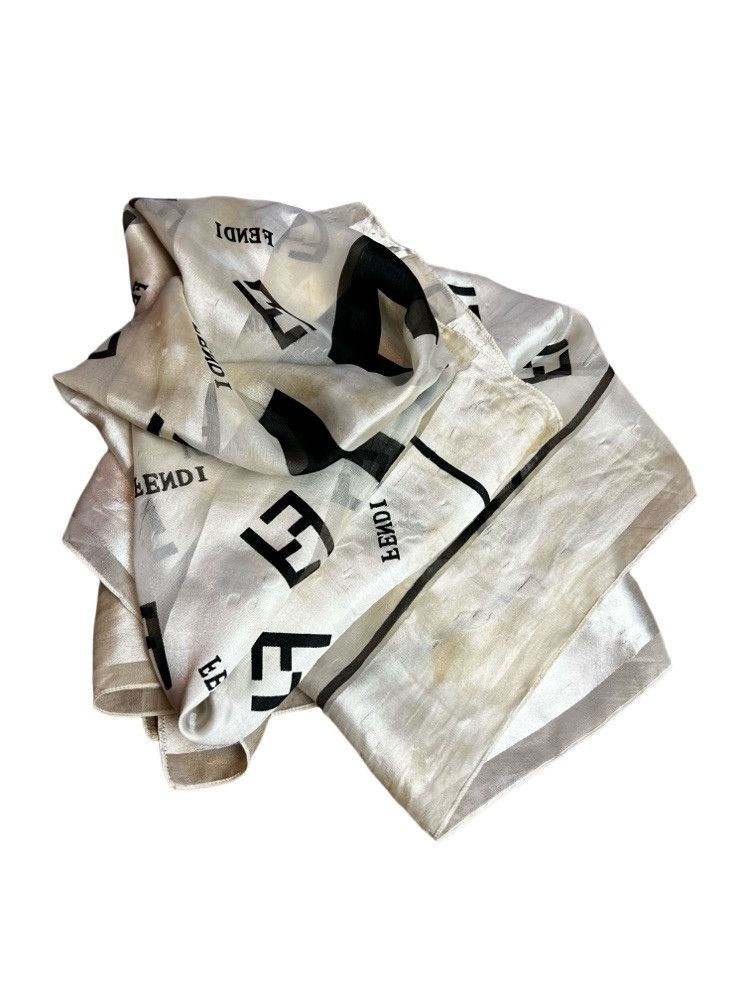 Fendi Vintage 1970's-1990's FENDI FF Monogram Scarf Size ONE SIZE - 1 Thumbnail
