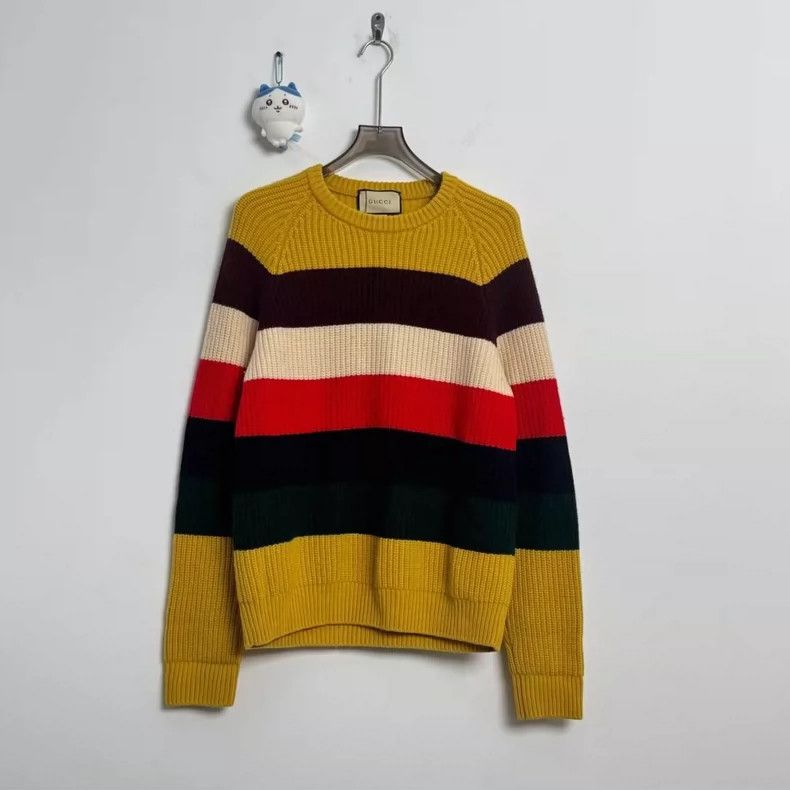 Gucci Gucci Multicolor Knitted Sweater Size M-dmc Size US M / EU 48-50 / 2 - 1 Thumbnail