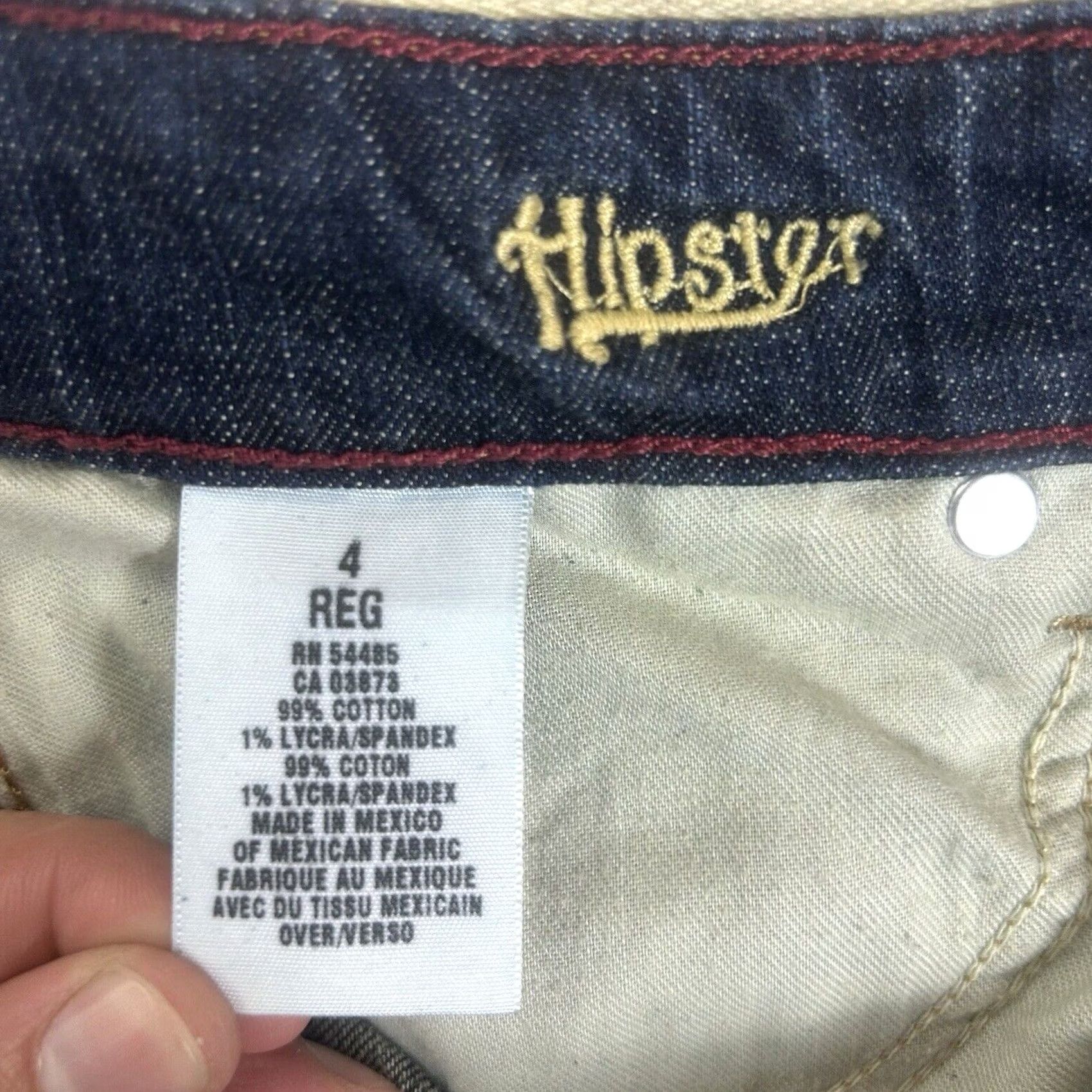 American Eagle Outfitters American Eagle Hipster Jeans Womens Size 4 Reg Blue Denim Bootcut Flared AEO Size 27" / US 4 / IT 40 - 5 Thumbnail