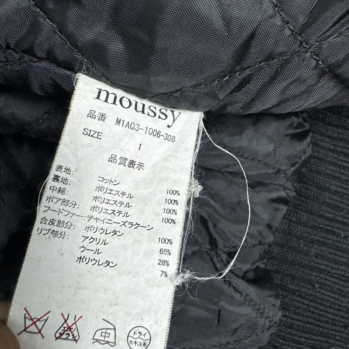☀️MOUSSY FUR HOODIE MULTI ZIPPER JACKET