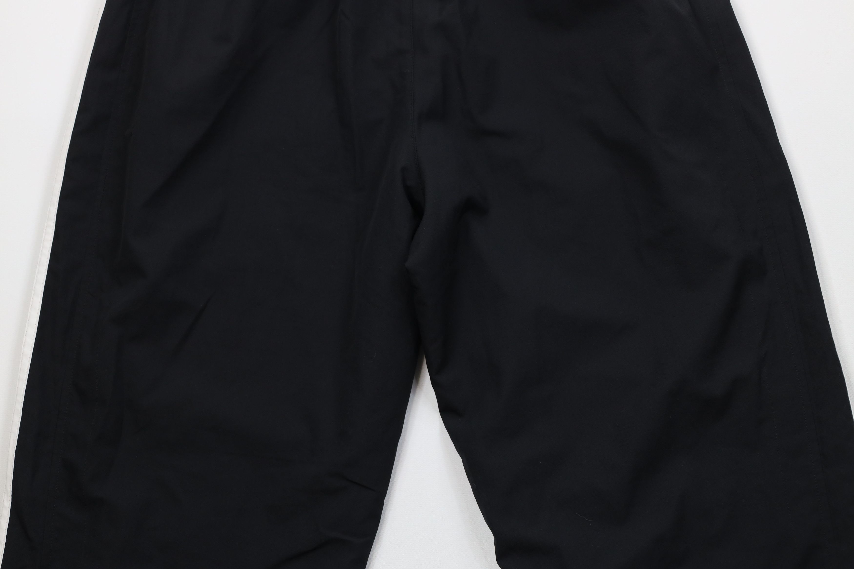 Adidas Vintage Y2K Adidas Lined Wide Leg Windbreaker Pants Black Size US 34 / EU 50 - 11 Thumbnail