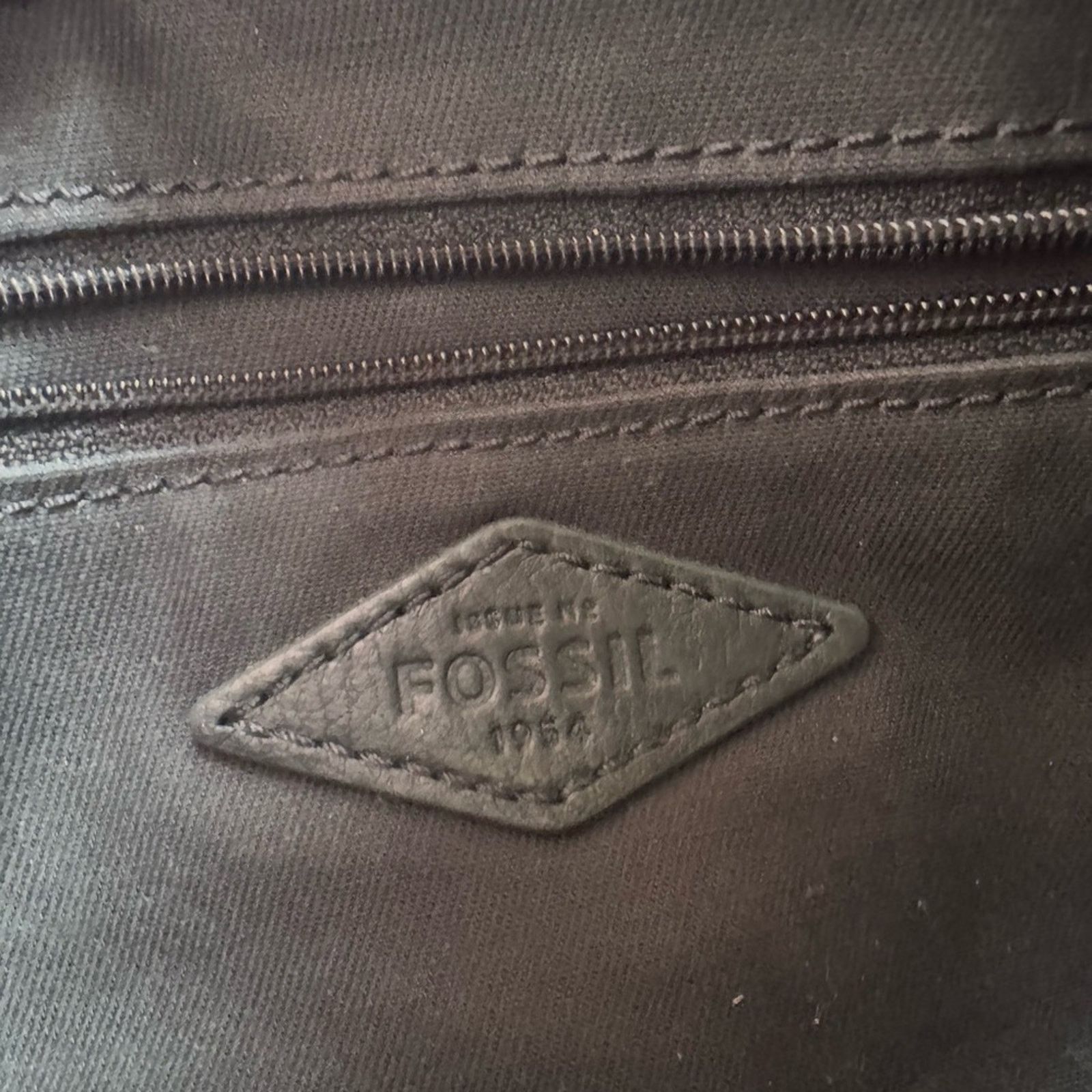Fossil Fossil Dawson Crossbody Black Pebble Leather w/Key Crossbody Size ONE SIZE - 3 Thumbnail