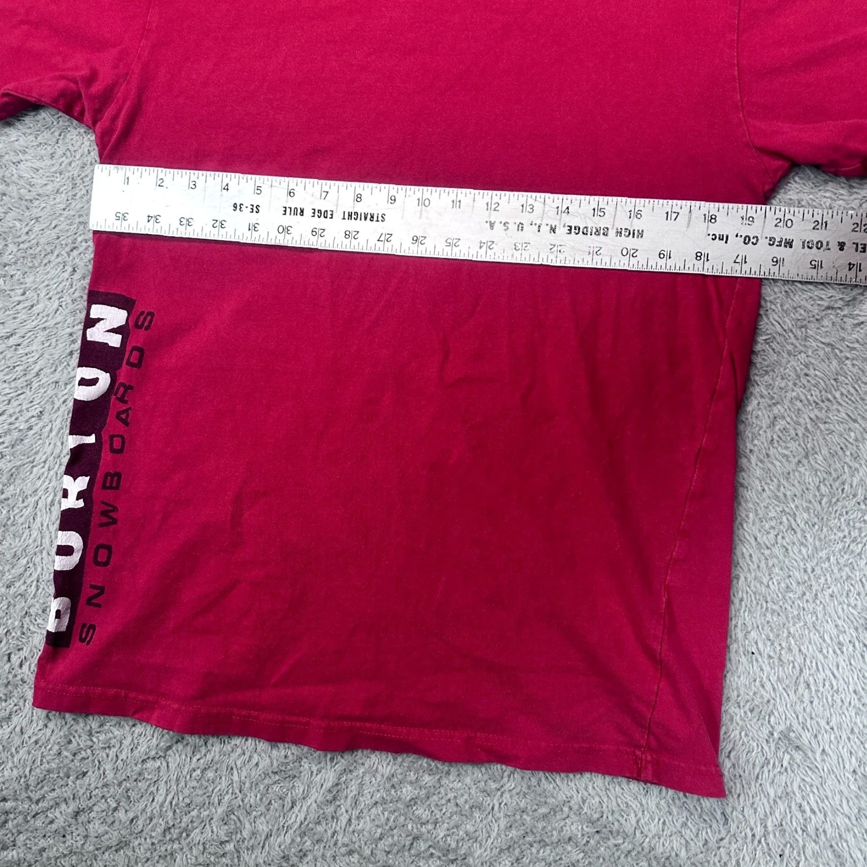 Burton Burton T-Shirt Adults L Red Crewneck Short Sleeve 100% Cotton Regular Solid Logo Vintage No Size US L / EU 52-54 / 3 - 5 Thumbnail