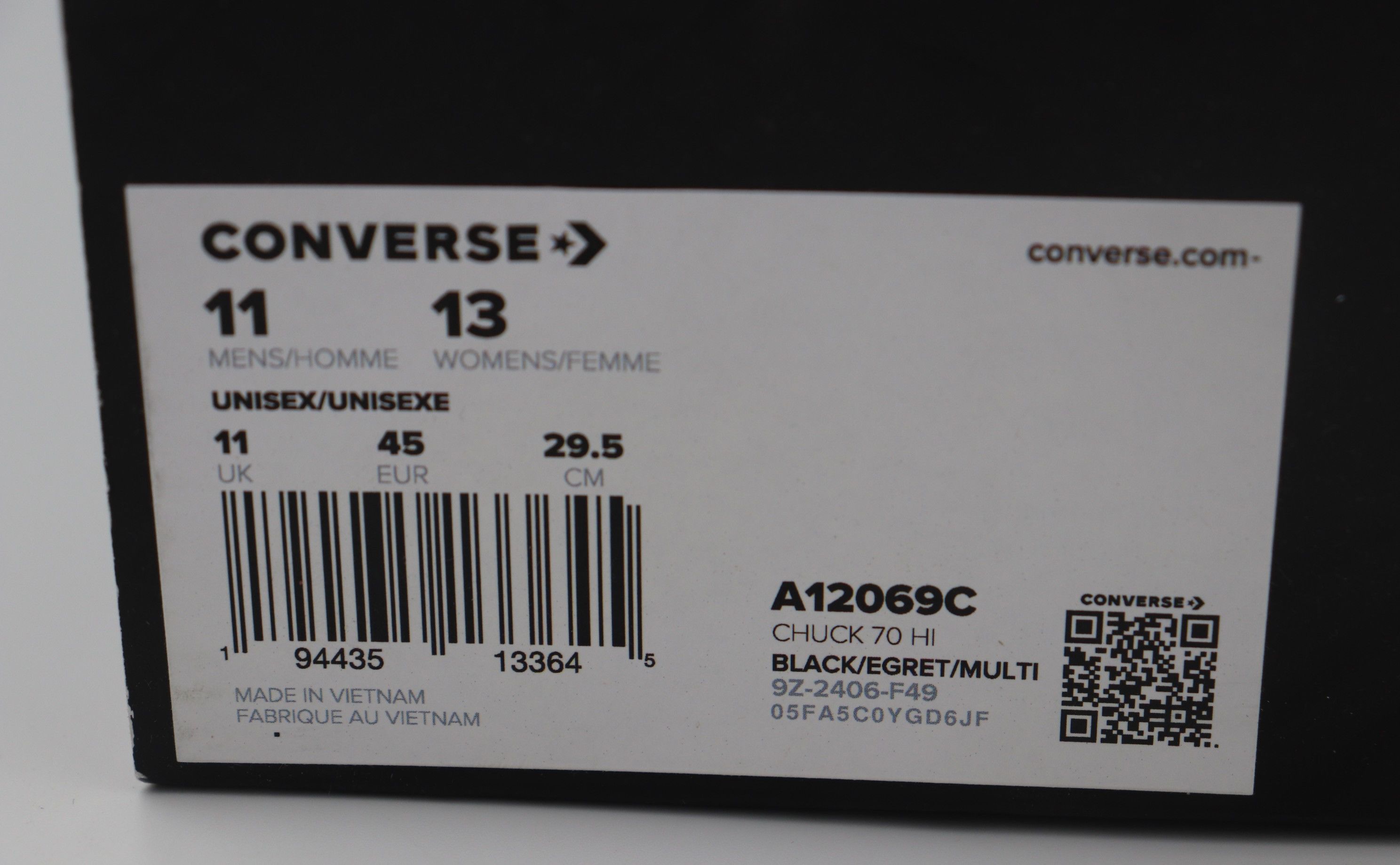 Converse Converse x Daily Paper Chuck Taylor 70 High Black Size 11 Size US 11 / EU 44 - 11 Thumbnail