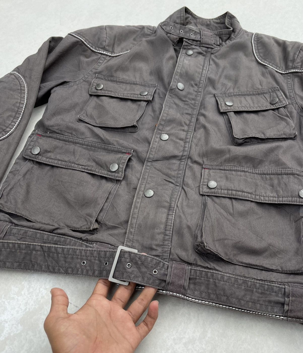 Le Grande Bleu (L.G.B.) 🔥Vintage Ball Raider Jacket With Belt Size US L / EU 52-54 / 3 - 10 Thumbnail