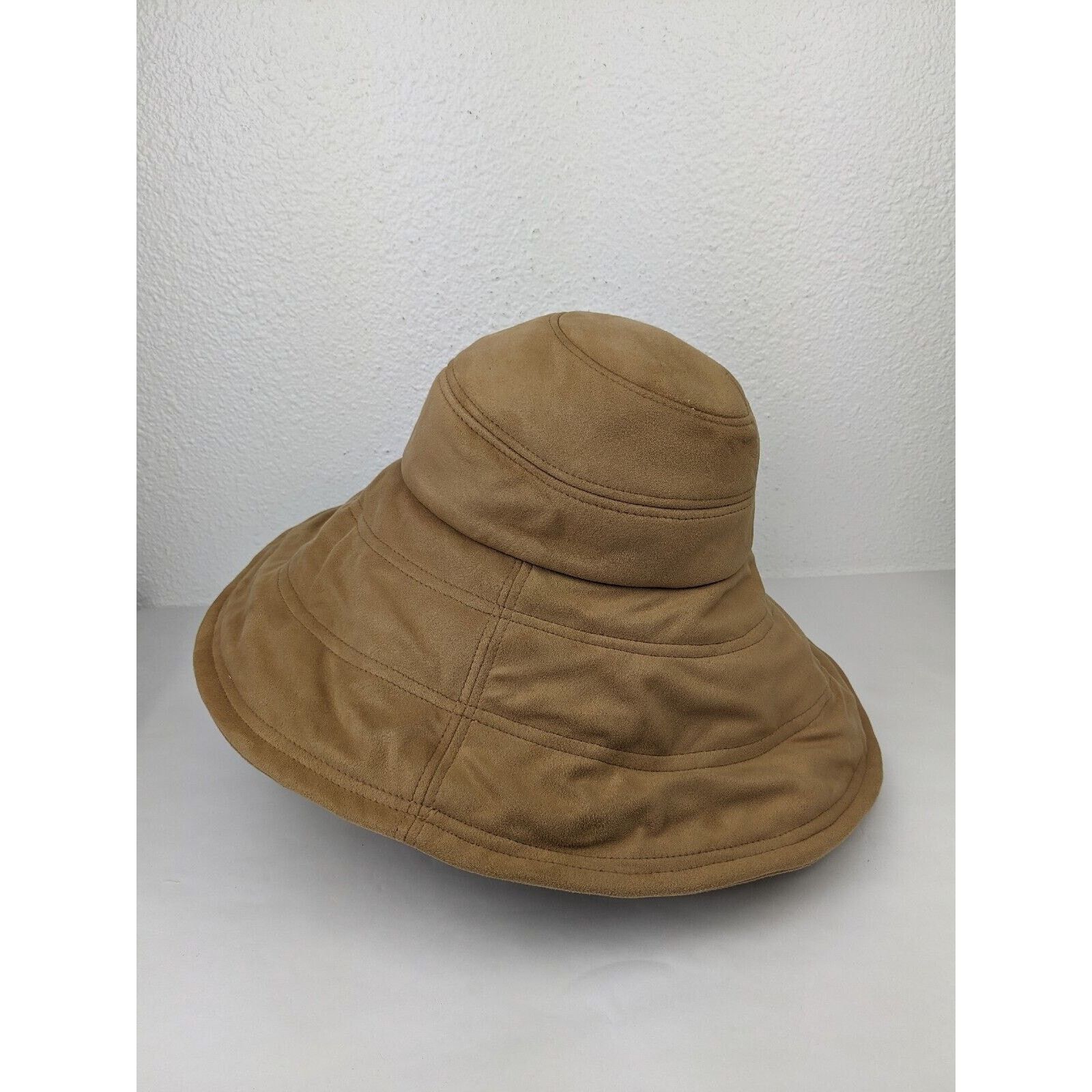 Other NWT KOKIN New York Floppy Packable Sun Hat Faux Suede Wide Size ONE SIZE - 4 Thumbnail