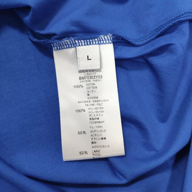 Givenchy Givenchy Flock Collar Starry Blue Short Sleeve T-Shirt Size US L / EU 52-54 / 3 - 7 Thumbnail