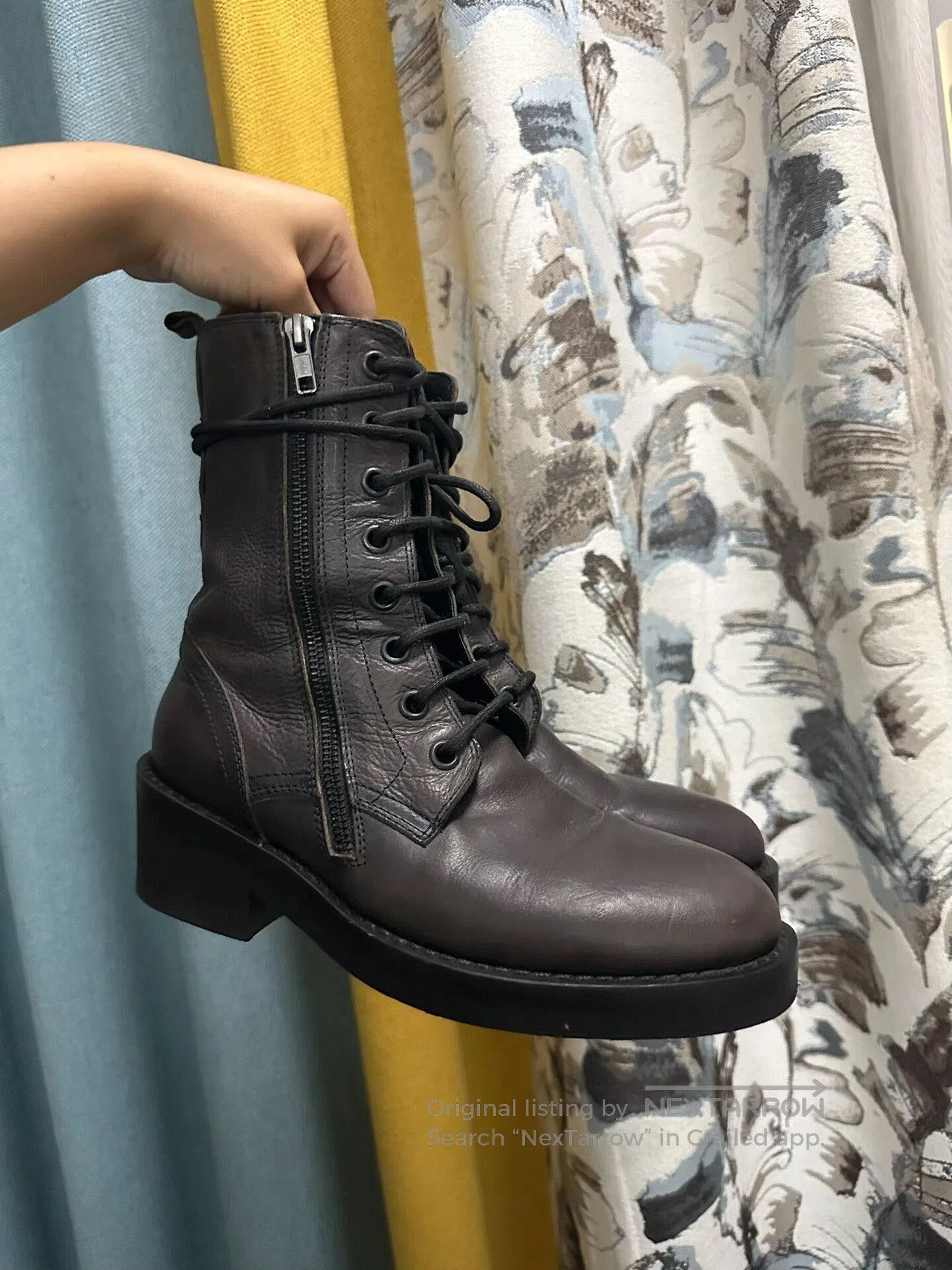 Ann Demeulemeester Ann Demeulemeester Brown Leather Ankle Boots. Size US 6 / IT 36 - 8 Thumbnail