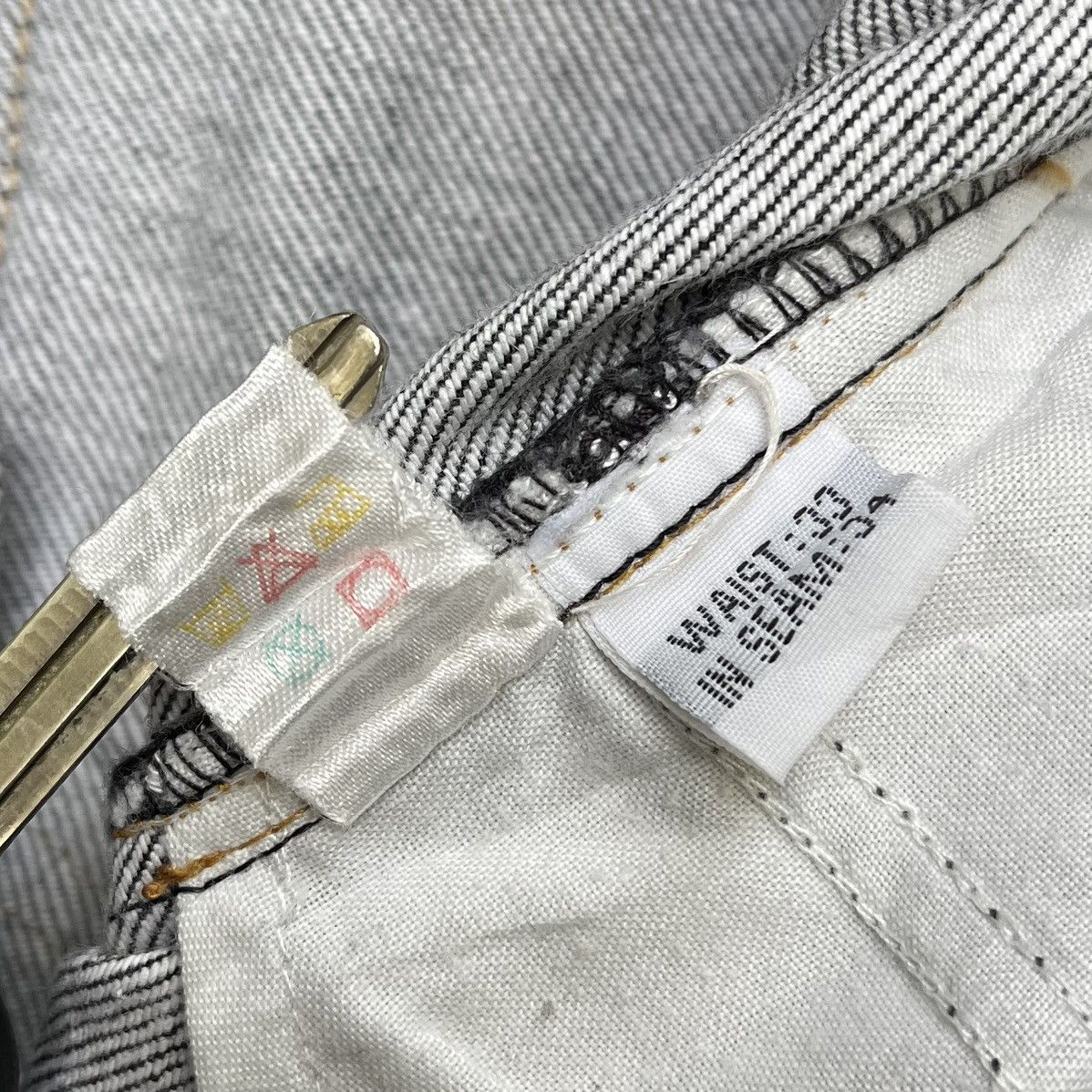 Saint Laurent Paris YSL Saint Laurent Paris Silver Denim Jeans Size US 32 / EU 48 - 12 Thumbnail