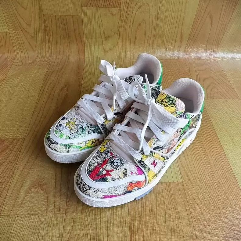 Louis Vuitton Louis Vuitton Trainer Low-Top Sneakers - dmc Size US 6 / EU 39 - 1 Thumbnail