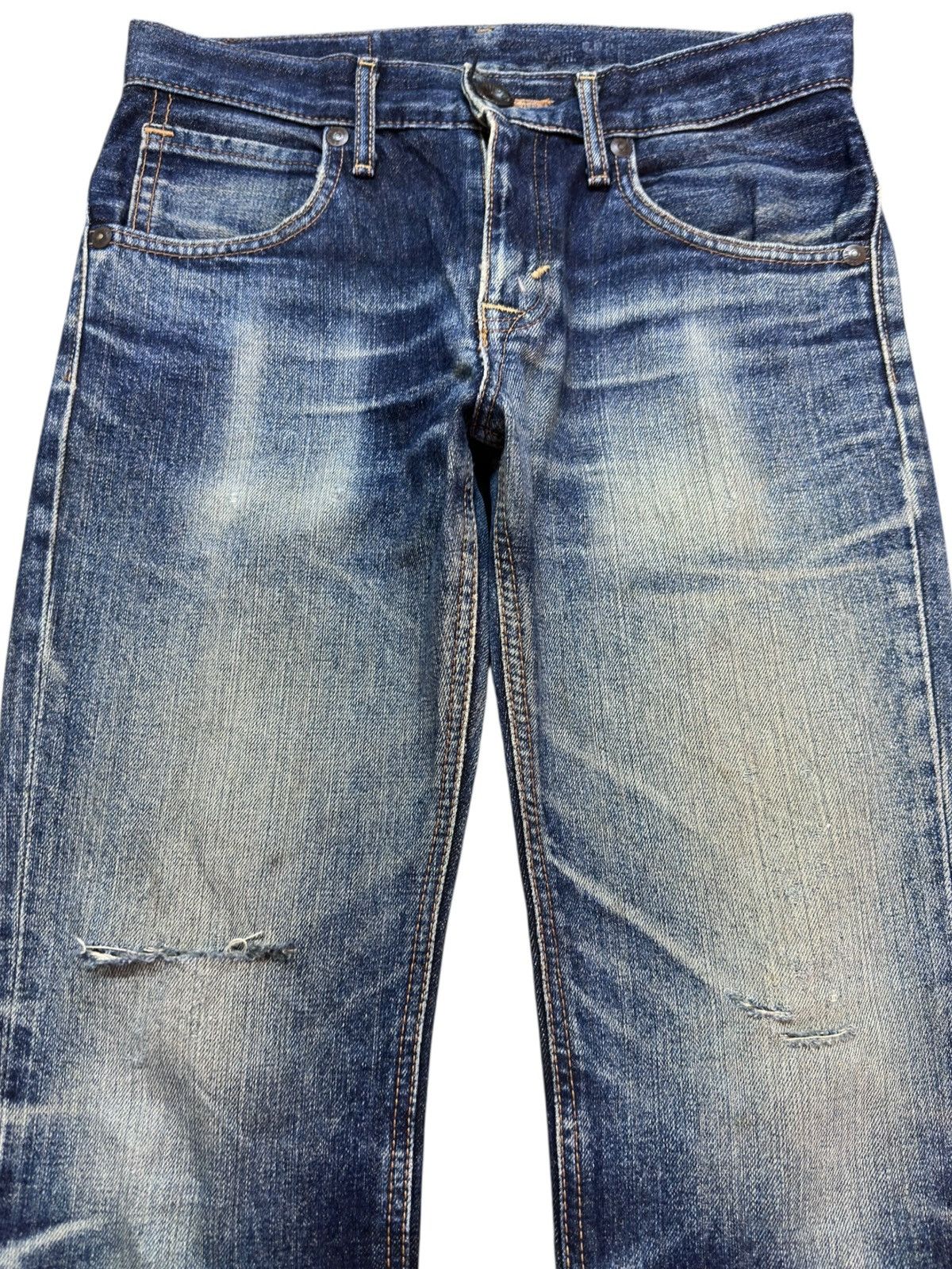 Edwin Vintage Edwin Exclusive Vintage Flare Mudwash Grunge Denim Size US 30 / EU 46 - 2 Thumbnail