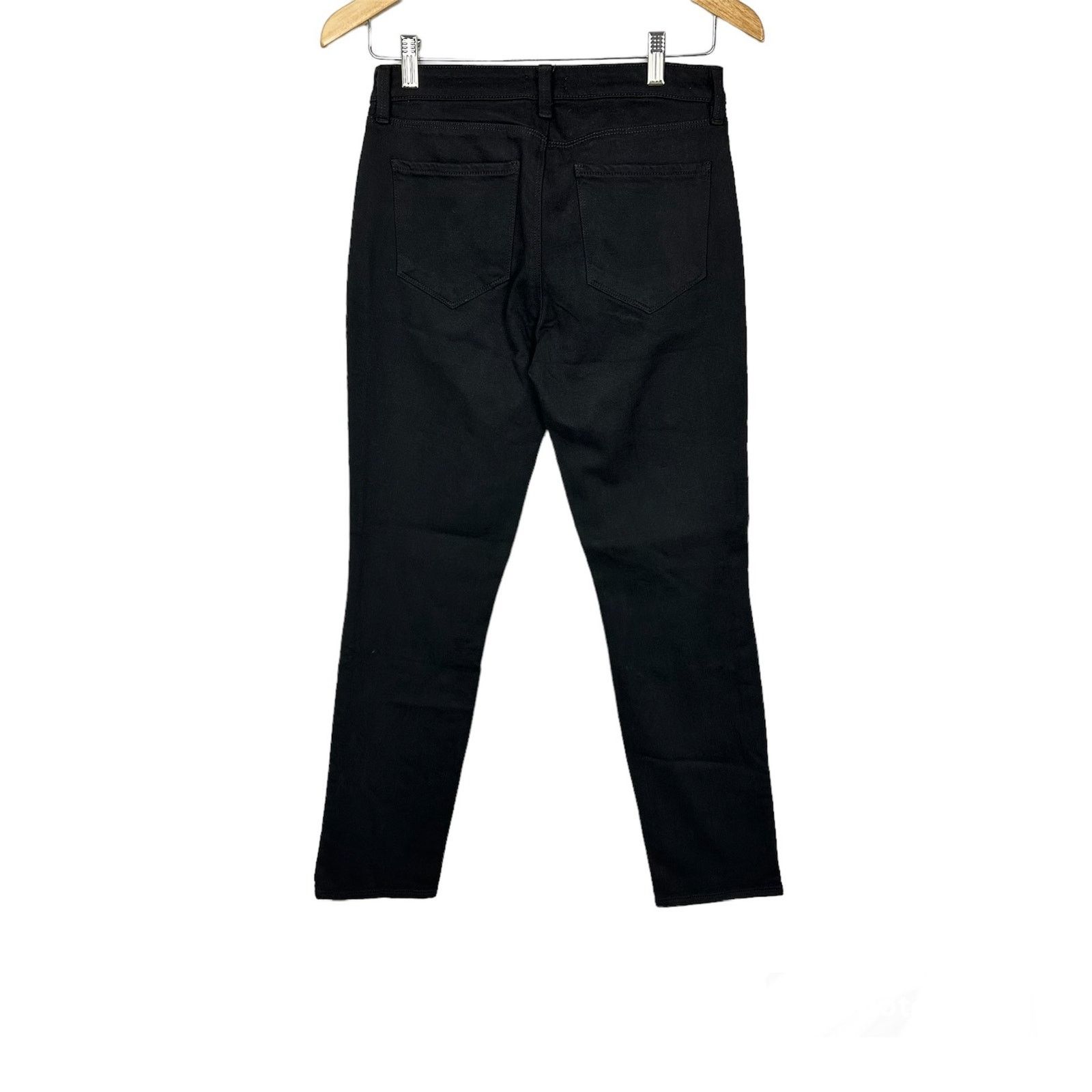 L'AGENCE NWT L’AGENCE Black Cotton Blend Skinny Mid Rise Jeans 25 Size 27" / US 4 / IT 40 - 4 Thumbnail