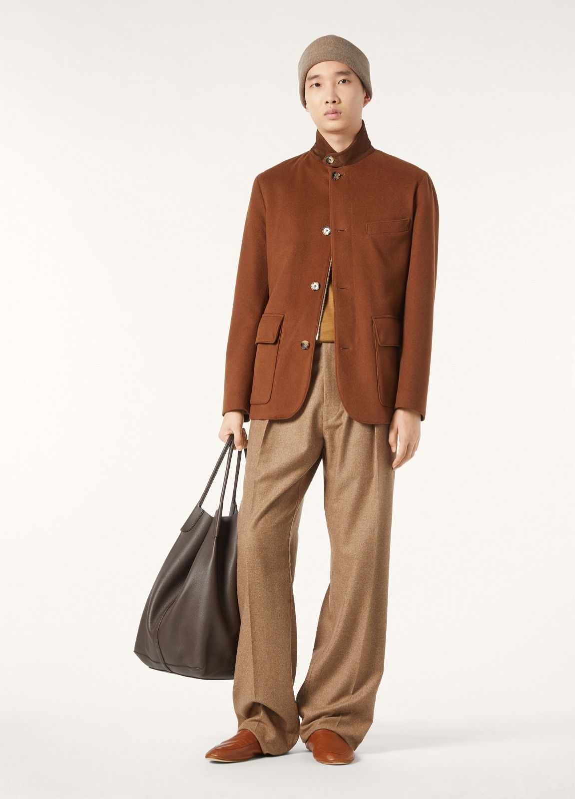 Loro Piana o1srvl11e0526 FAO9924 Roadster Jacket in Brown Size US L / EU 52-54 / 3 - 3 Thumbnail