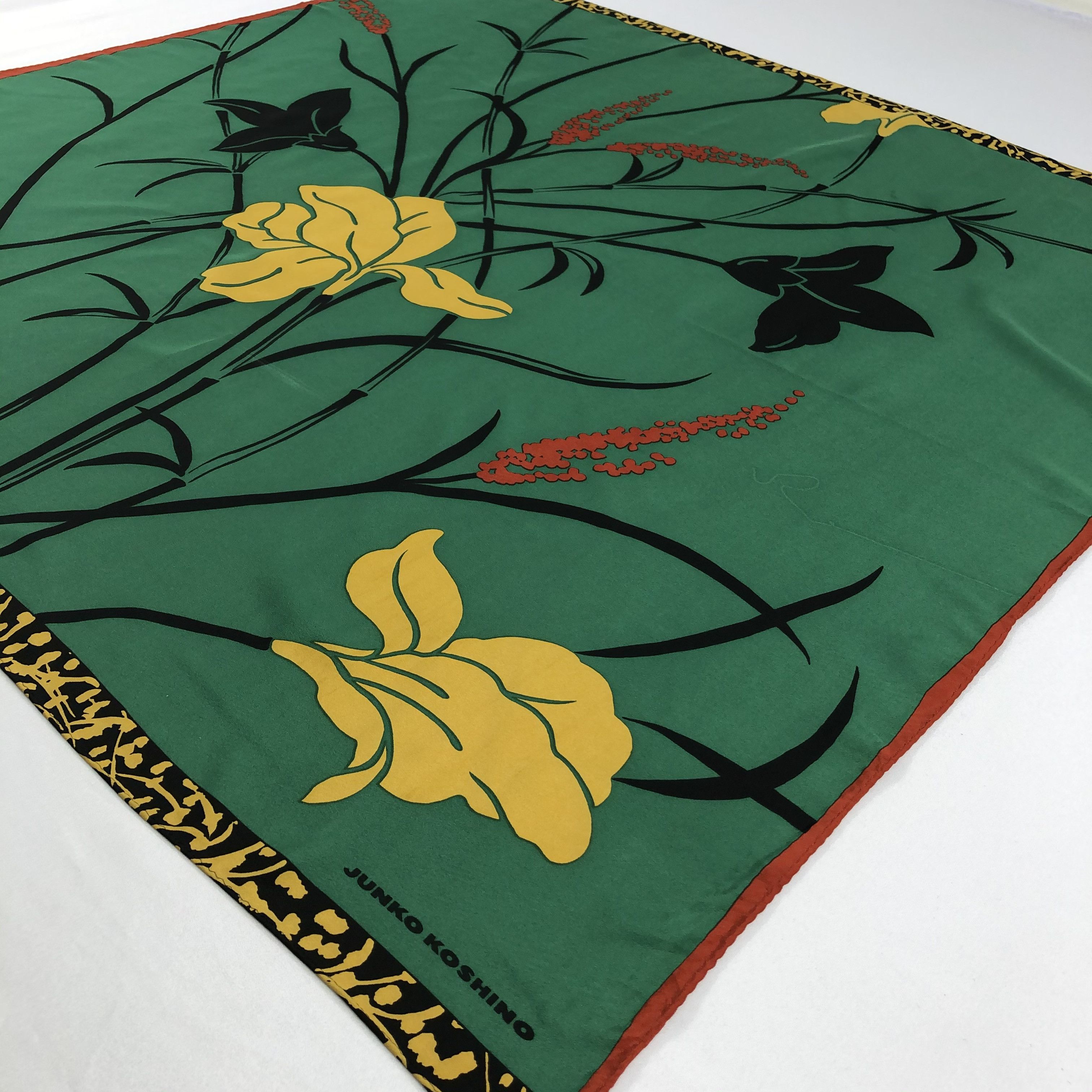 Vintage Vintage Junko Koshino Silk Scarf Size ONE SIZE - 3 Thumbnail
