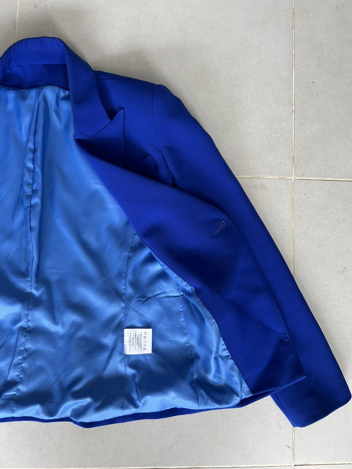 Other Elegant Women Designer Spring Blue Casual Blazer Size L / US 10 / IT 46 - 7 Thumbnail