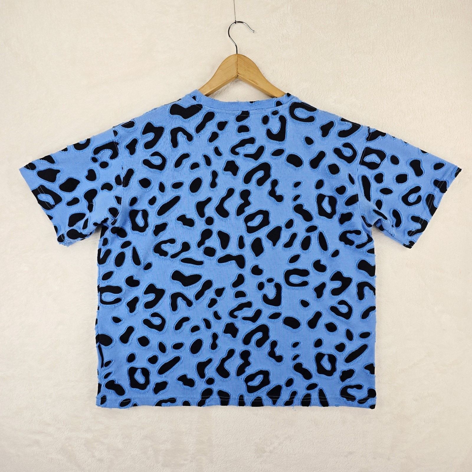 Other Bangboy X Iztion Boxy Shirt Mens Medium Blue Leopard Size US M / EU 48-50 / 2 - 10 Thumbnail