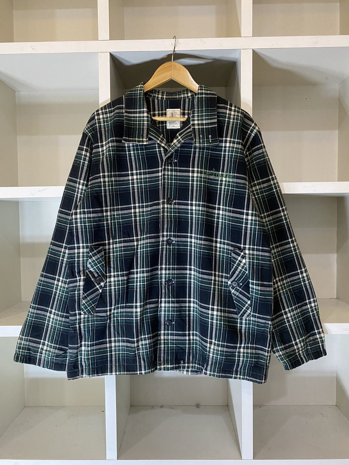 Flannel × Japanese Brand × Vintage Techwise Flannel Jacket Size US L / EU 52-54 / 3 - 2 Thumbnail