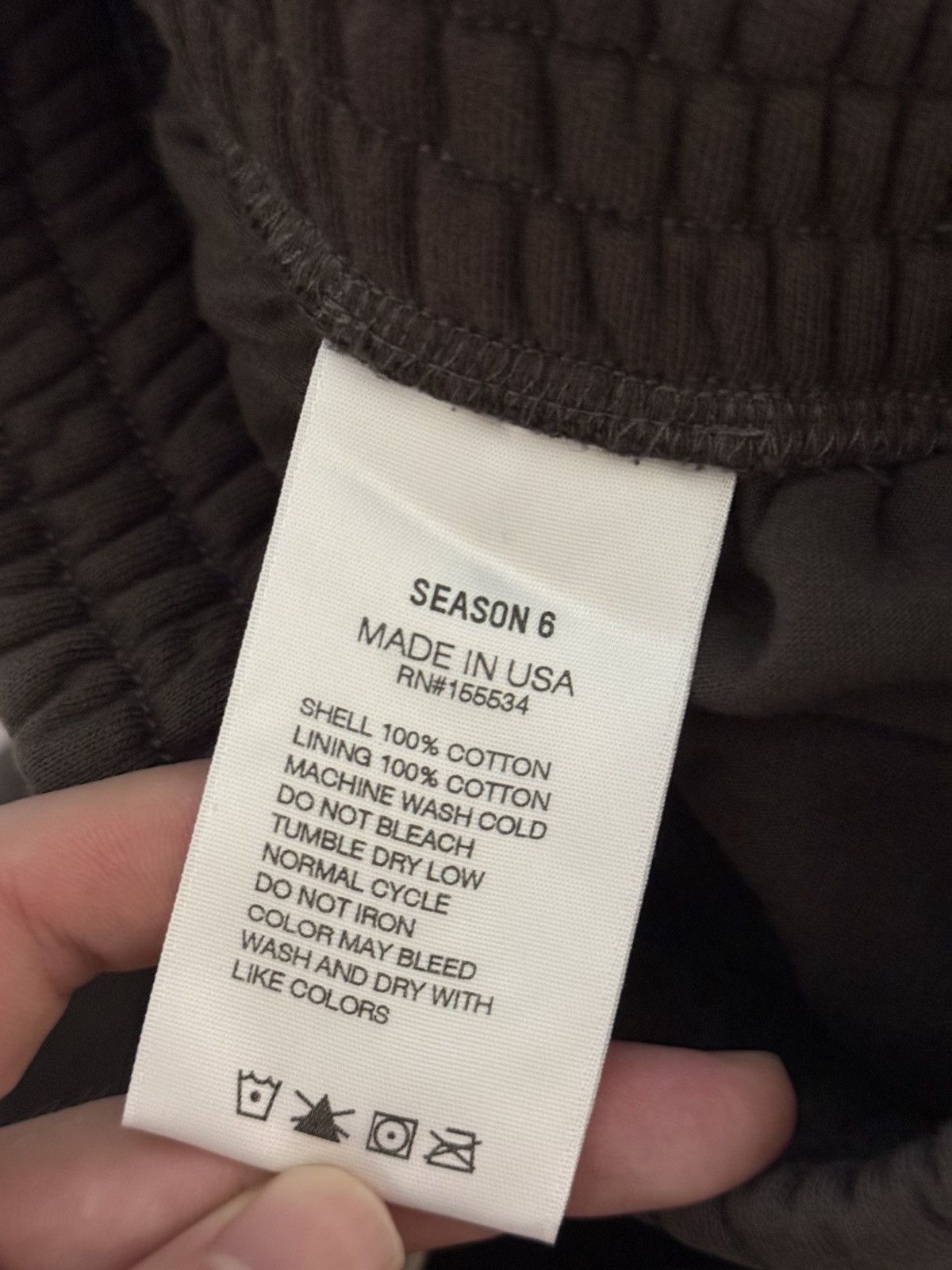 Yeezy yeezy season 6 shorts sweatshort core Size US 28 / EU 44 - 5 Thumbnail
