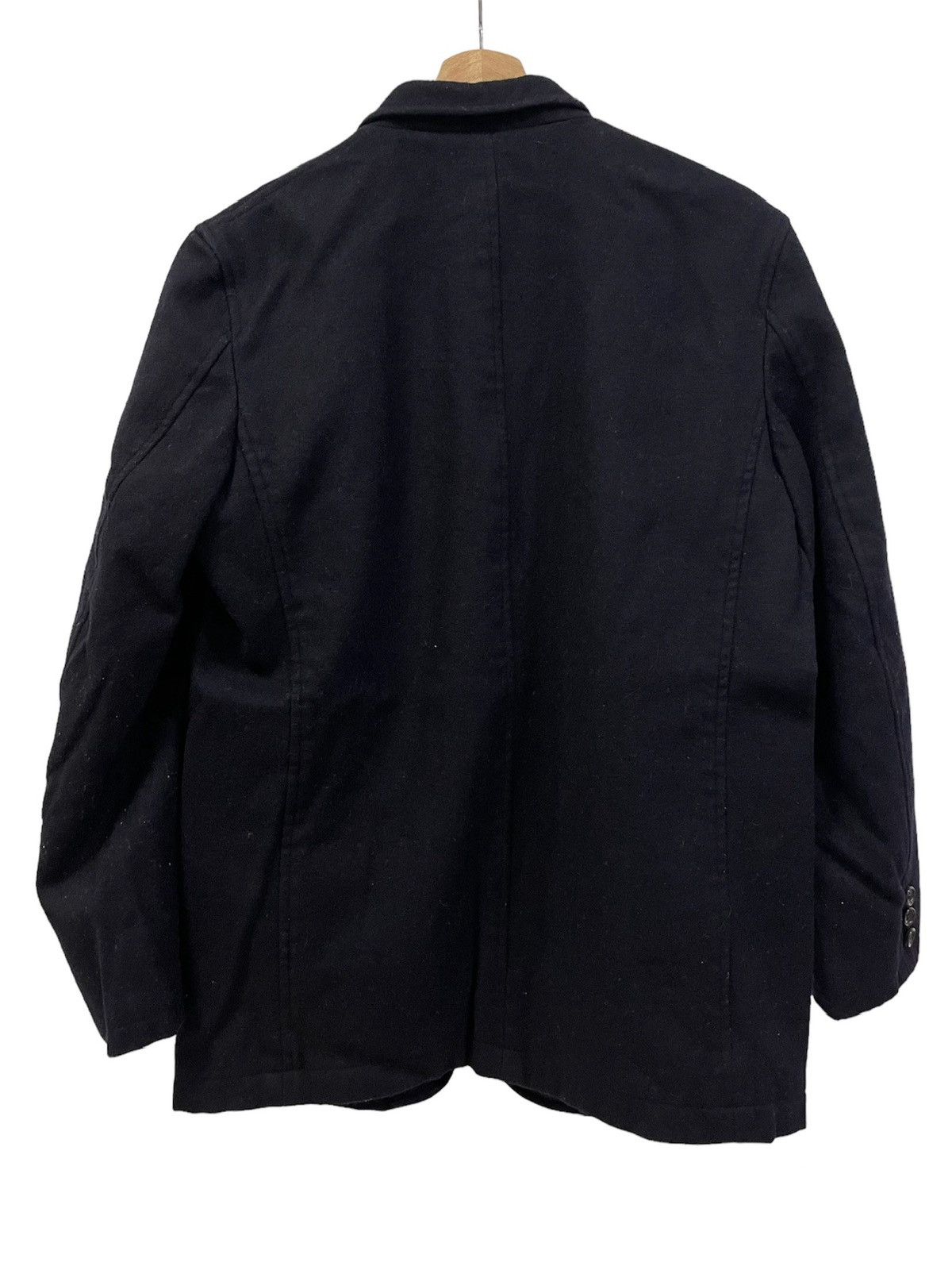 Comme des Garcons AD2001 Comme Des Garcons Homme Wool Coat Jacket Size US S / EU 44-46 / 1 - 5 Thumbnail