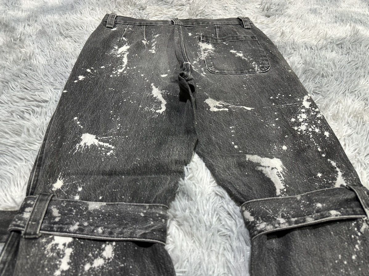 No Future 🔥Sick Y2K No Future Bondage Denim Distressed Punk Size US 32 / EU 48 - 7 Thumbnail