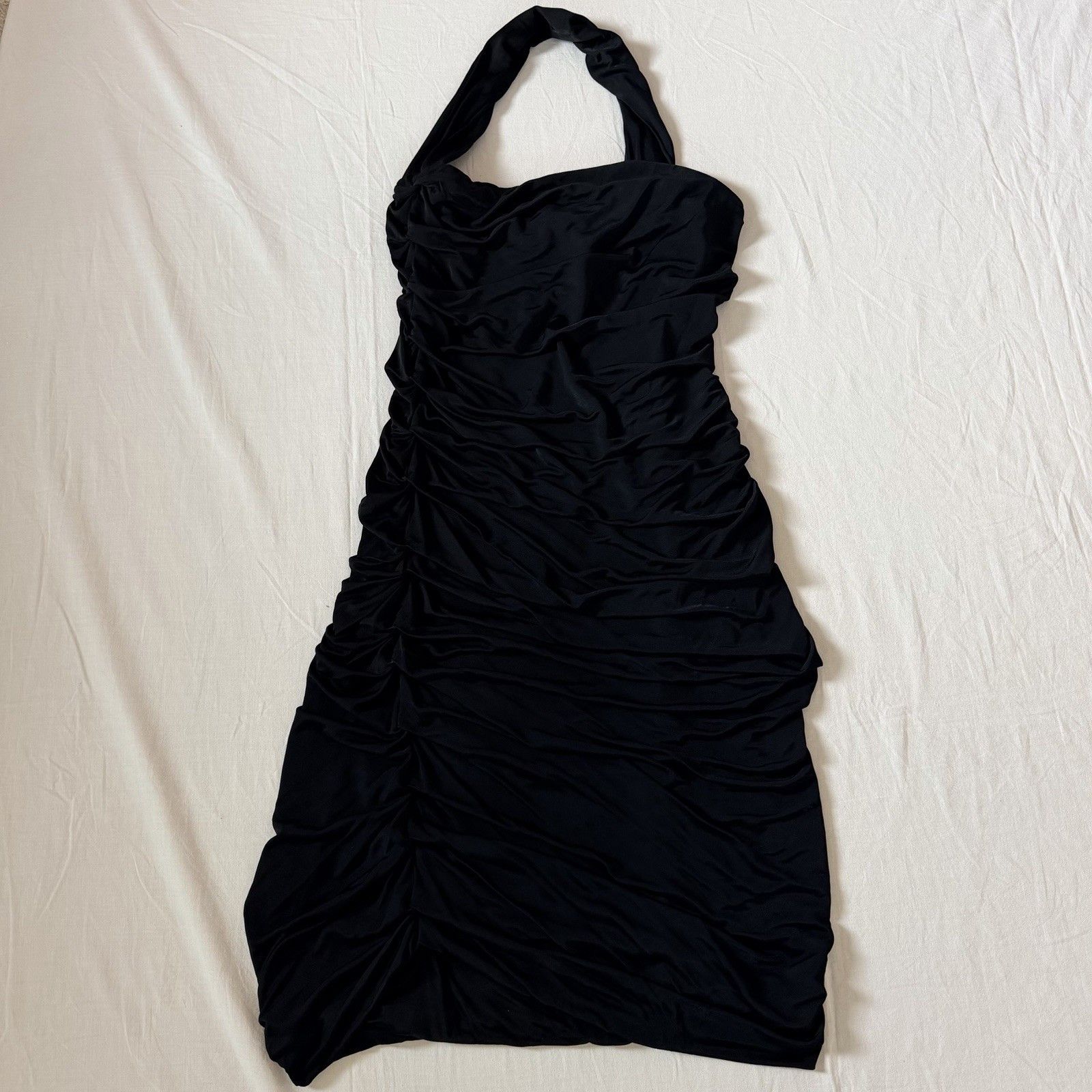 Yigal Azrouel Yigal Azrouel Dress Womens 2 Black One Shoulder Ruched USA Size XS / US 0-2 / IT 36-38 - 6 Thumbnail