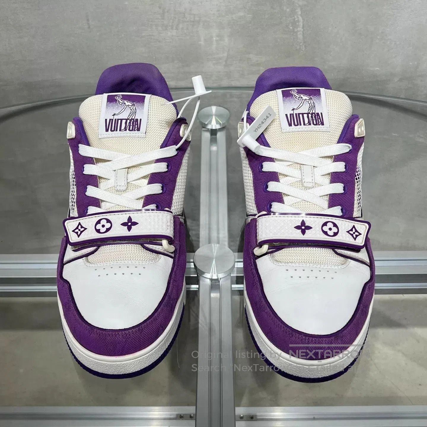 Louis Vuitton Purple High-Top Sneakers Size 9.5. Size US 9.5 / EU 42-43 - 1 Thumbnail