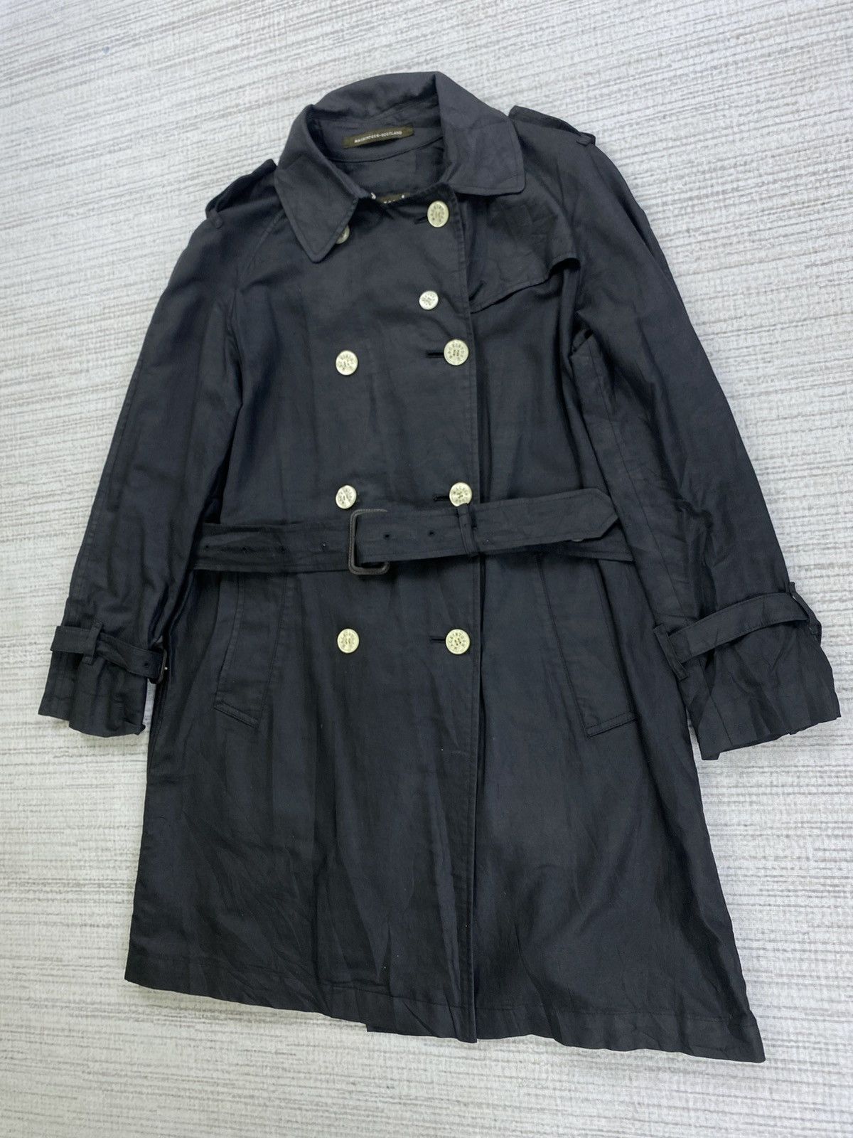 Mackintosh Vintage Mackintosh Scotland Black Trench Coat Jacket Size US M / EU 48-50 / 2 - 4 Thumbnail
