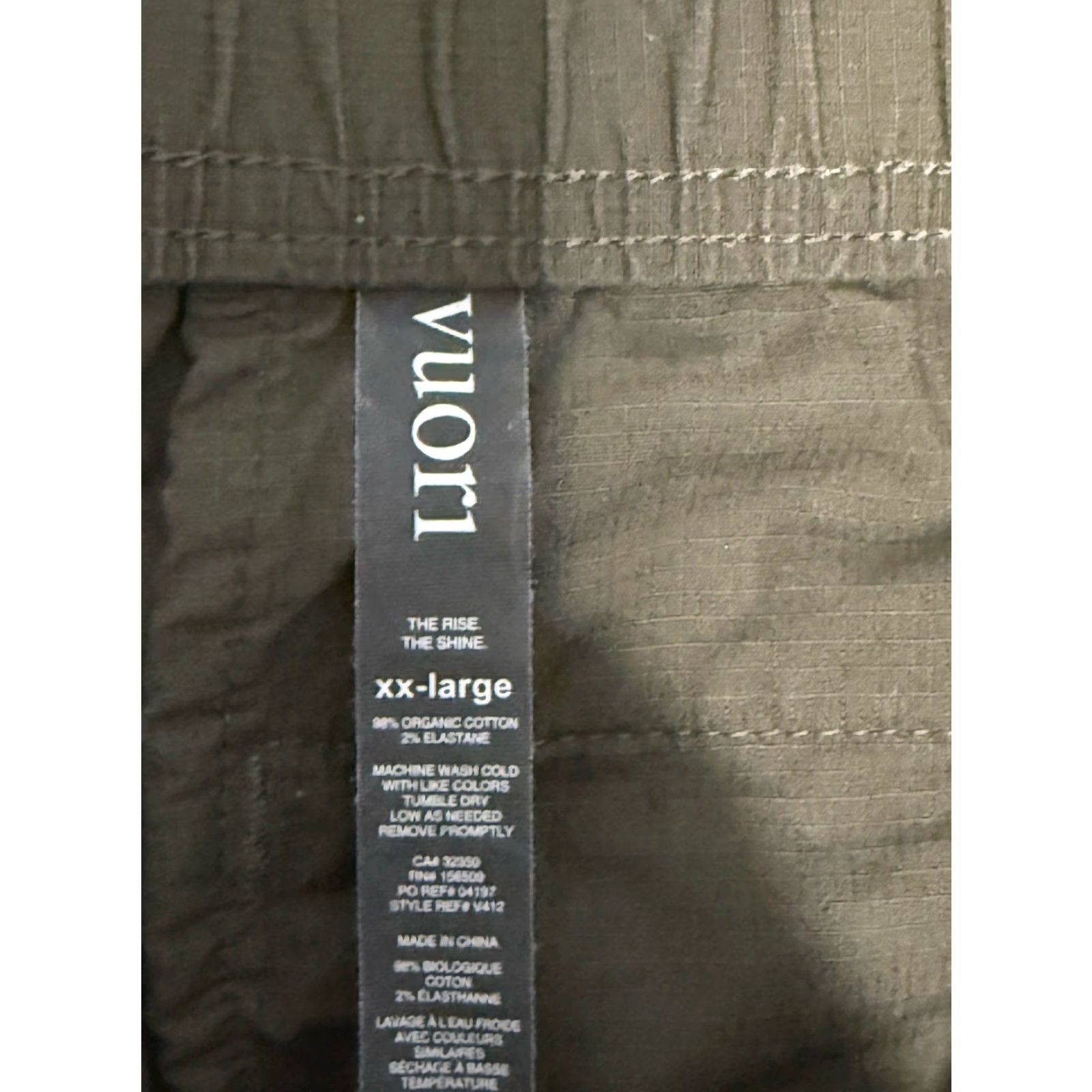 Vuori VINTAGE? Wait - not vintage. Vuori Climber Pants Men’s Ripstop Jogger Activewear 2XL Green Solid 32in Inseam Athletic Mens Size US 39 - 5 Thumbnail