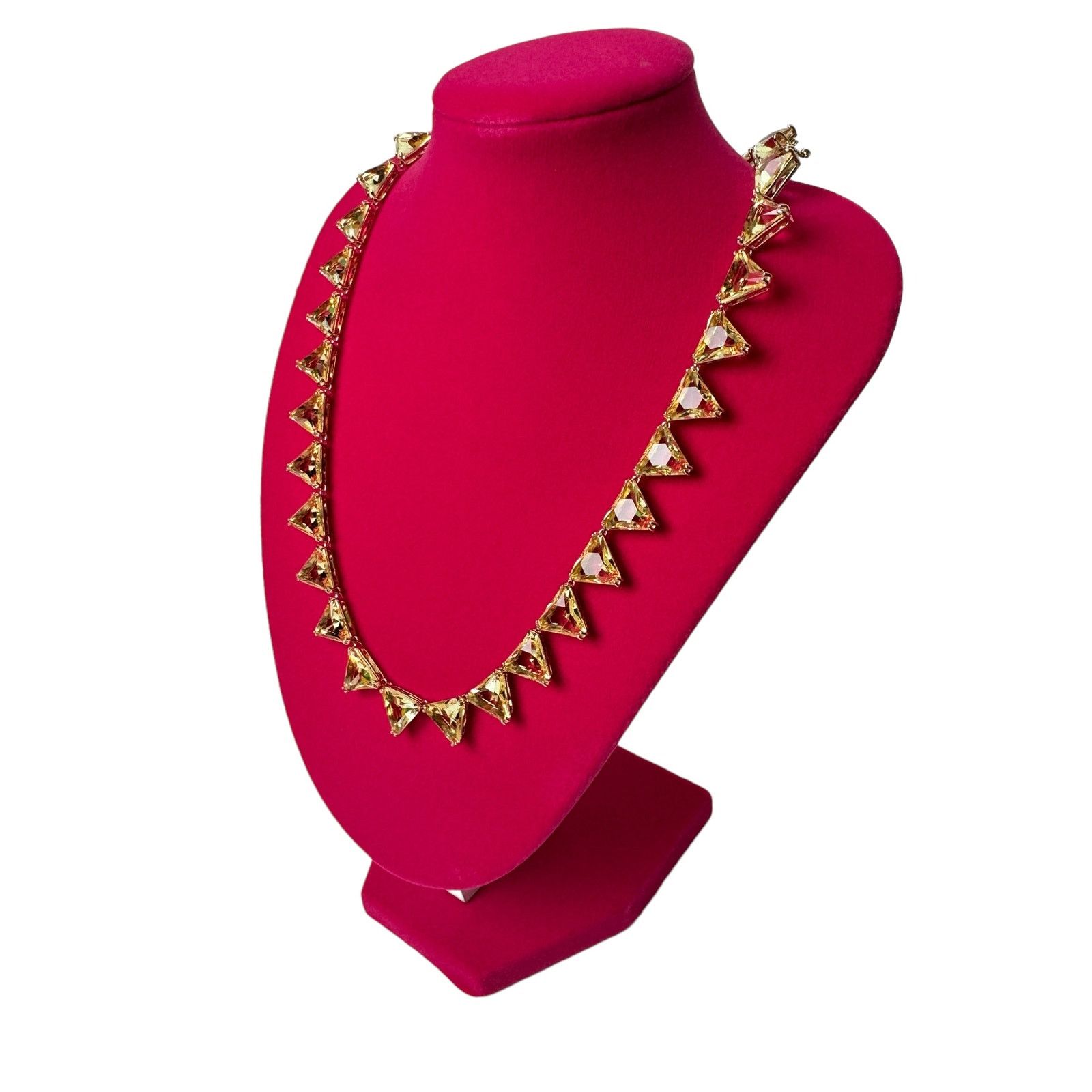 Swarovski Swarovski Ortyx necklace Triangle cut, Yellow, Size ONE SIZE - 6 Thumbnail