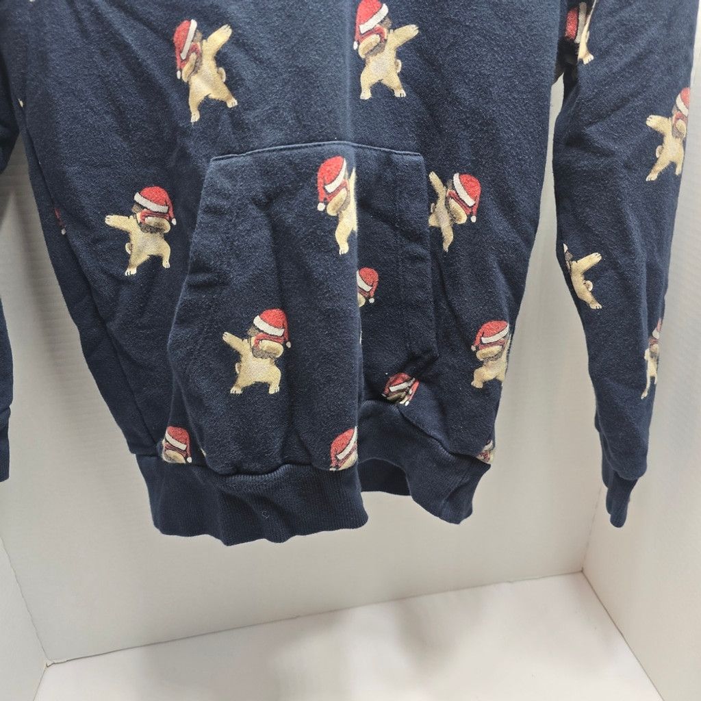 The Unbranded Brand Cactus Navy Blue Hoodie with Dog Design 9/10 Size US M / EU 48-50 / 2 - 3 Thumbnail