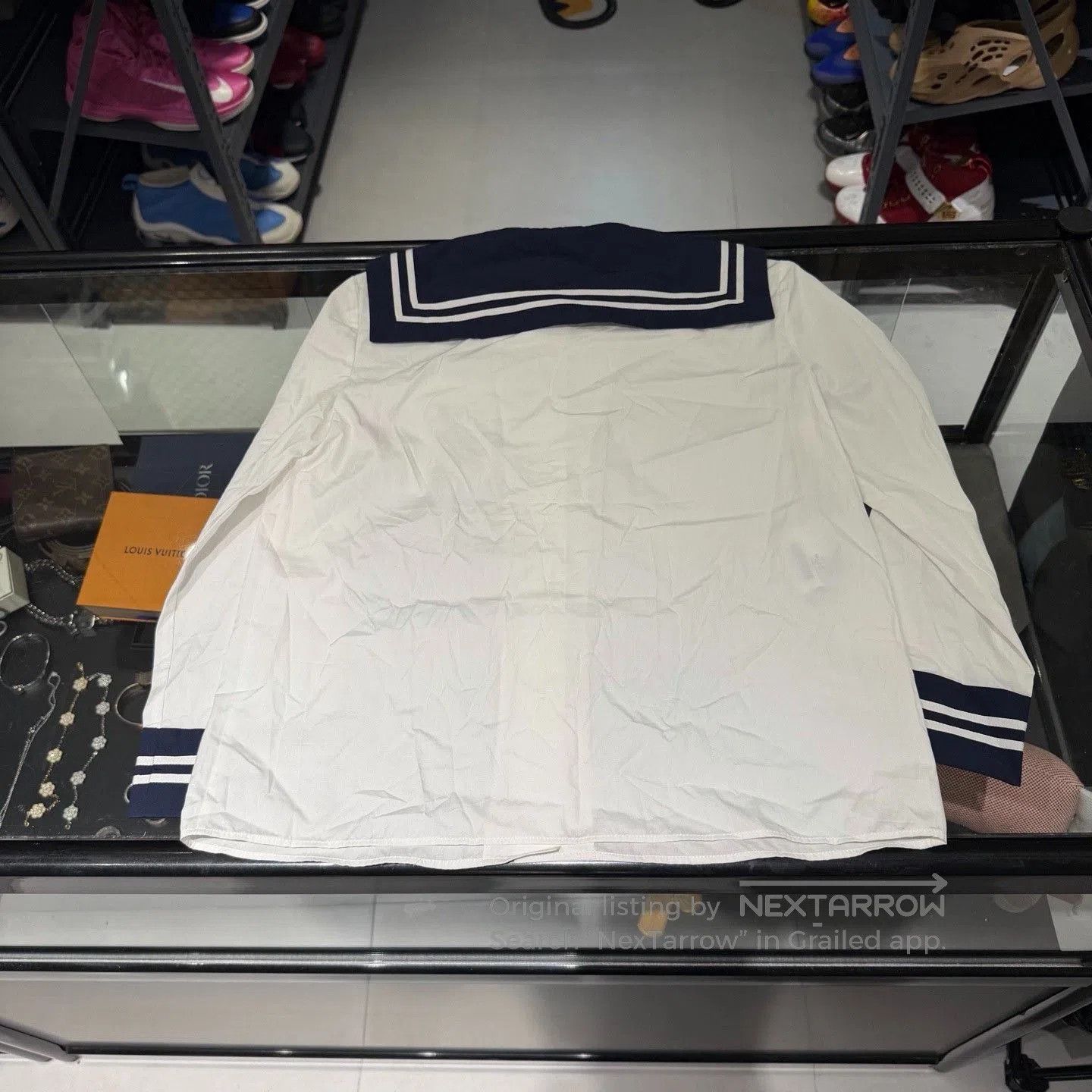 Miu Miu Miu Miu Runway Nautical Shirt. Size XS / US 0-2 / IT 36-38 - 2 Thumbnail