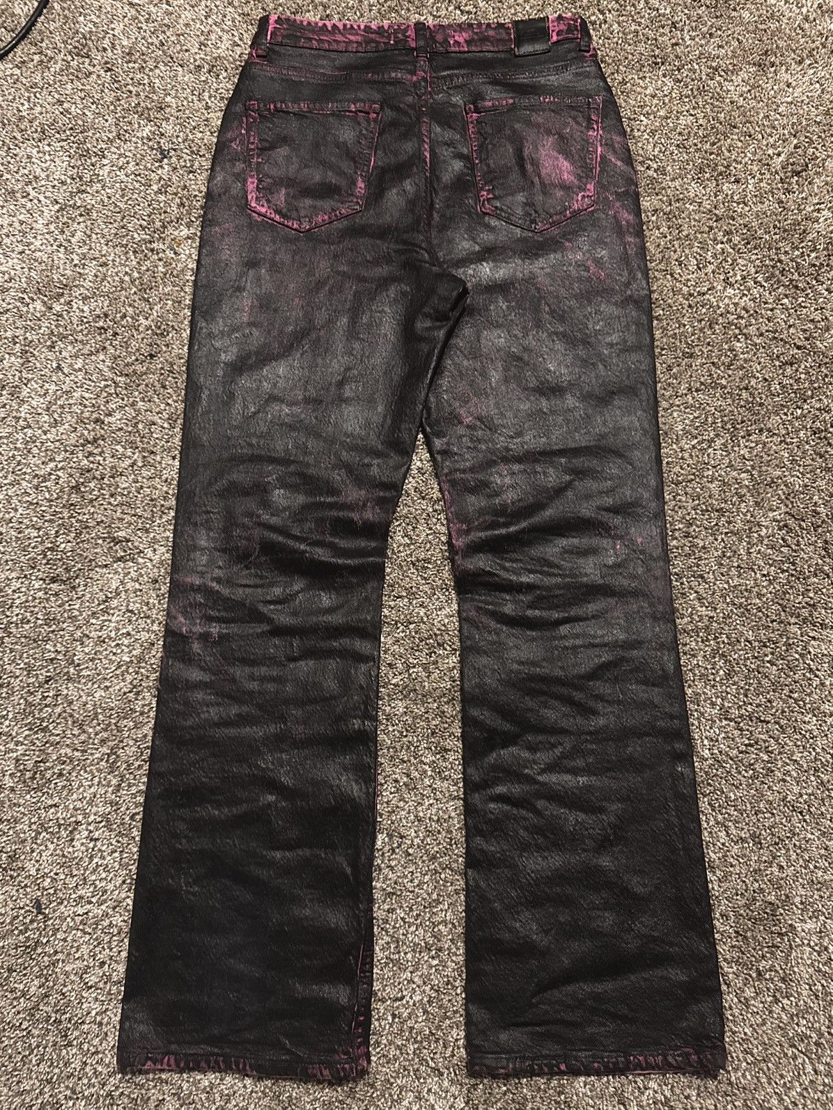 Other waxed pink boot cut jeans Size US 31 - 3 Thumbnail