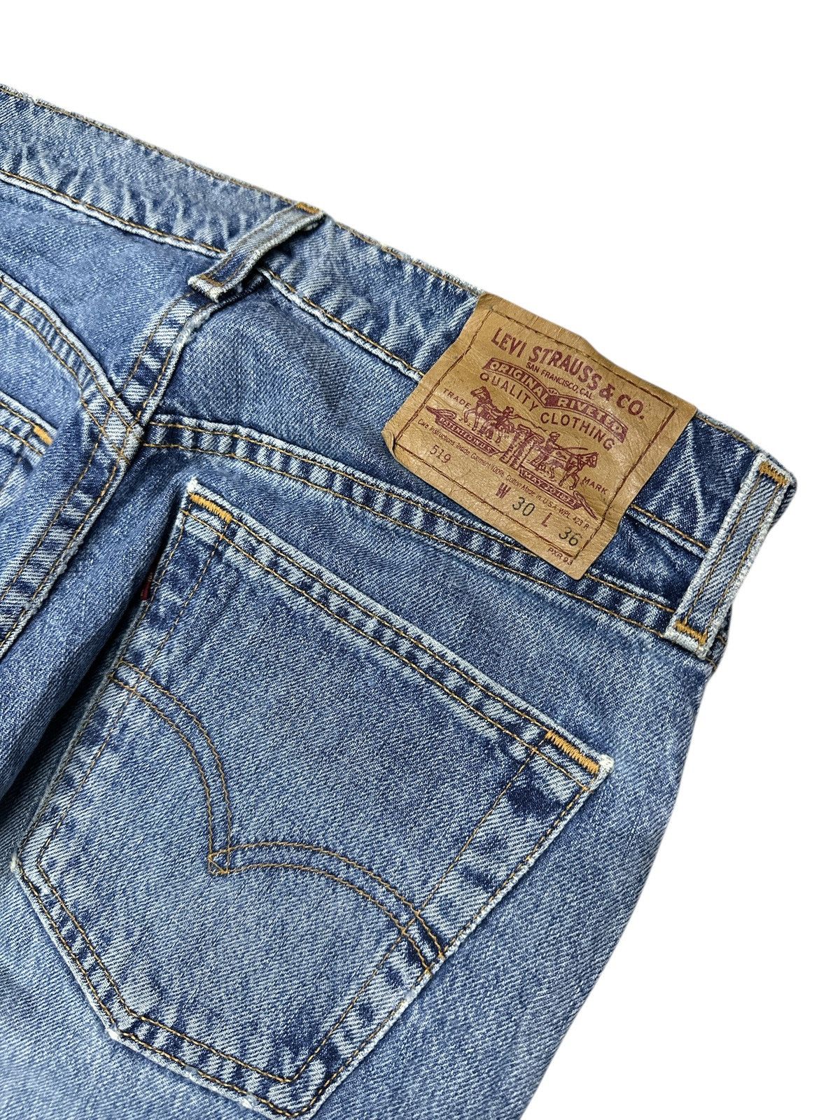 Levi's Vintage Distress Levis 519 Light Washed .. Size US 29 - 10 Thumbnail