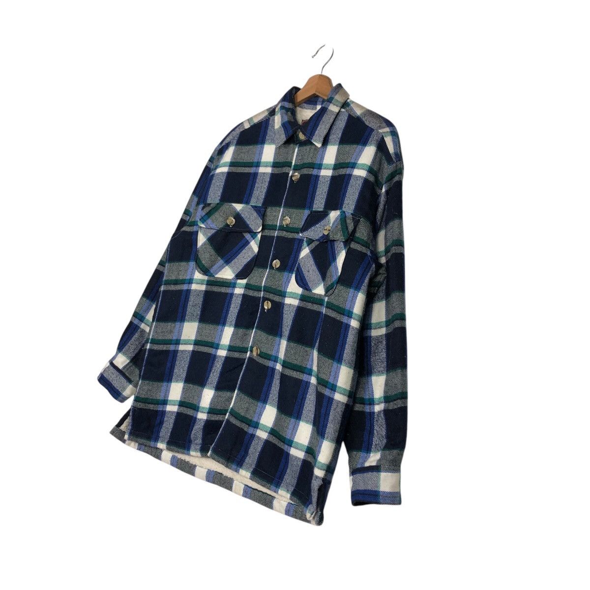Japanese Brand × Vintage 📌Vintage Chore Tartan Blanket Sophisticated Issey Miyake Size US L / EU 52-54 / 3 - 3 Thumbnail
