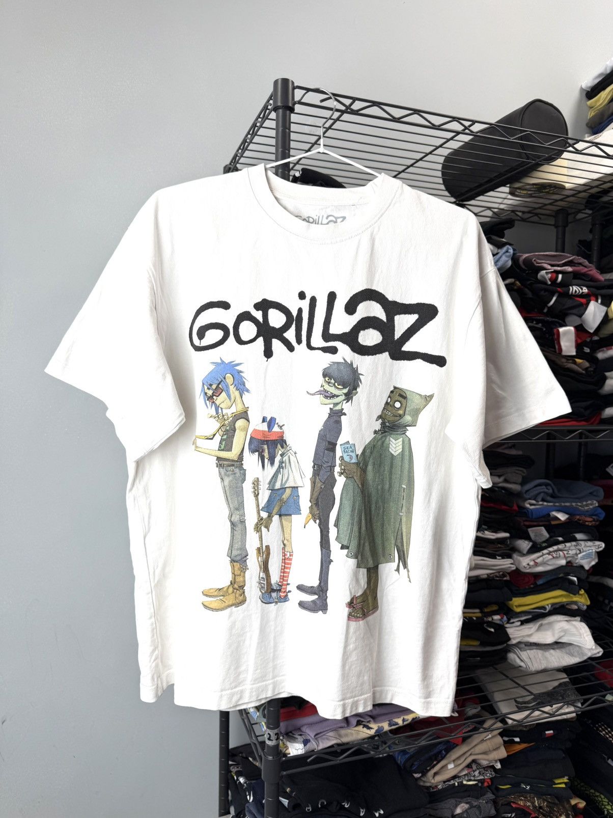 Band Tees Vintage Style Gorillaz Punk Band Rock T Shirt Size US S / EU 44-46 / 1 - 1 Thumbnail