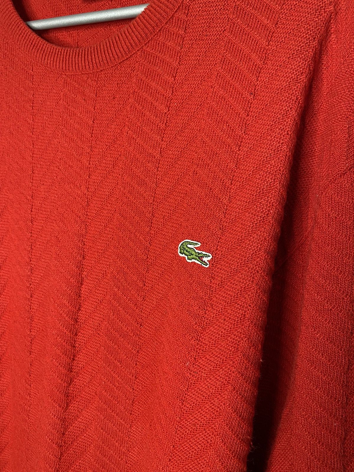 Lacoste × Vintage 🐊Vintage Lacoste Chemise Knitted Sweater Jumper Pullover🐊 Size US XL / EU 56 / 4 - 5 Thumbnail